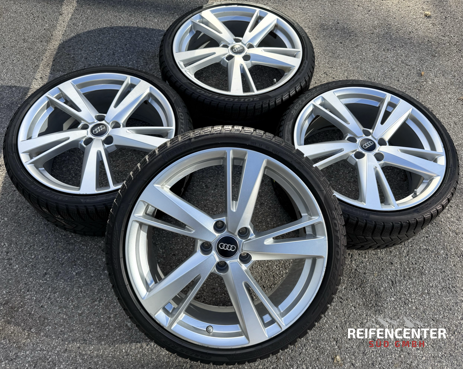 4 RUEDAS DE INVIERNO DE ALUMINIO ORIGINALES DE 19" PARA AUDI A3 S3 8V 8V0601025EJ 235/35R19 91V