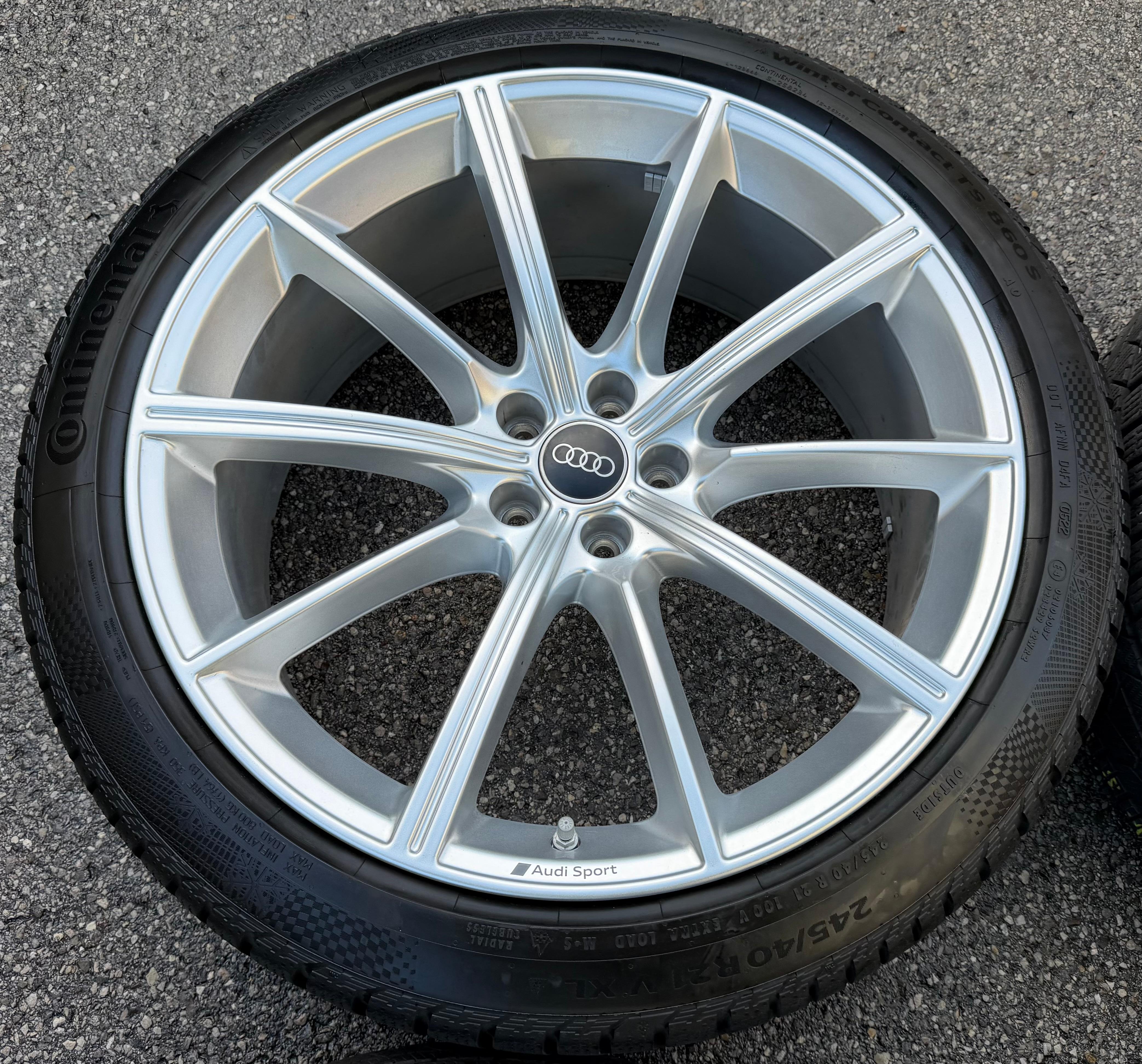 4 JANTES ALU HIVER D’ORIGINE 21" AUDI RS6 AVANT 4K C8 RS7 F2 4K 4K0601025AA LIVRAISON GRATUITE