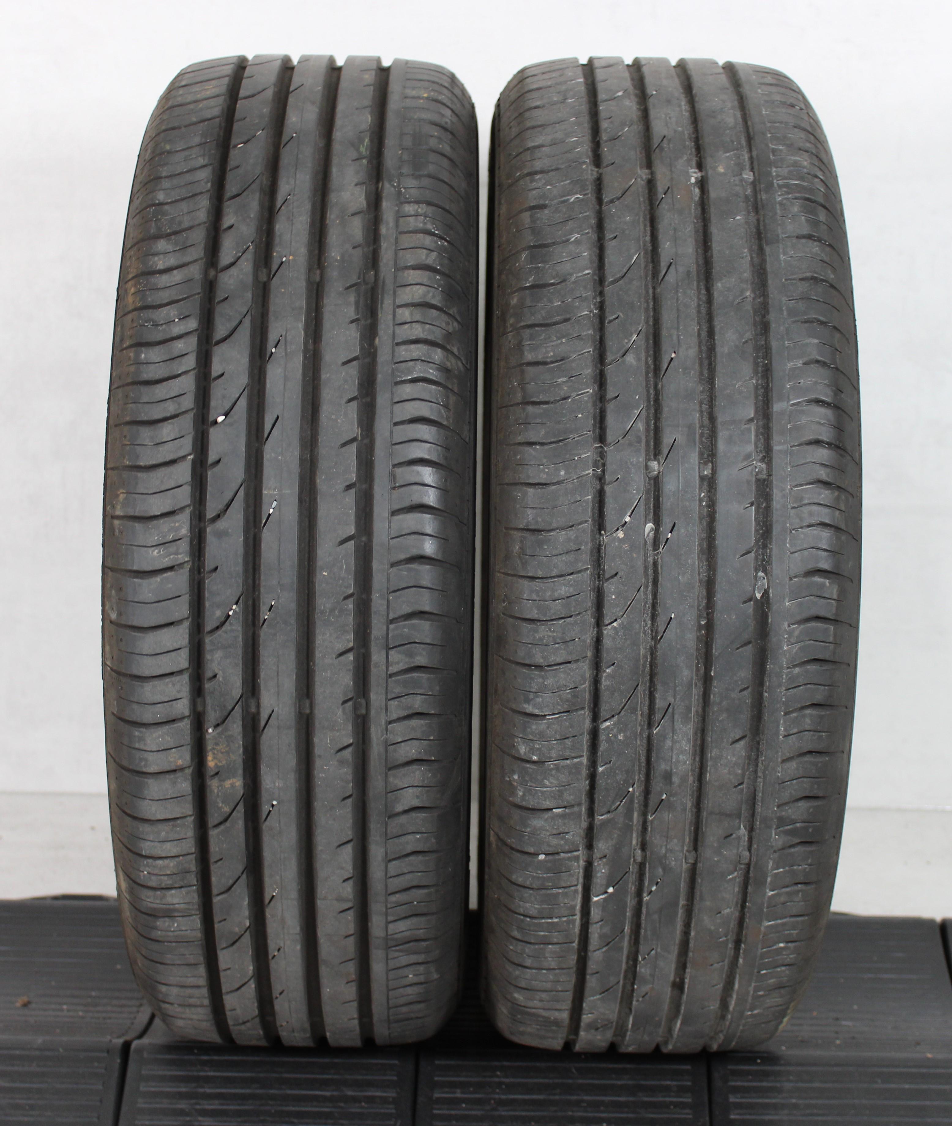 2 x 215/55R18 95H Sommerreifen Continental Premium Contact 2 NOM 6,5-7mm 2013