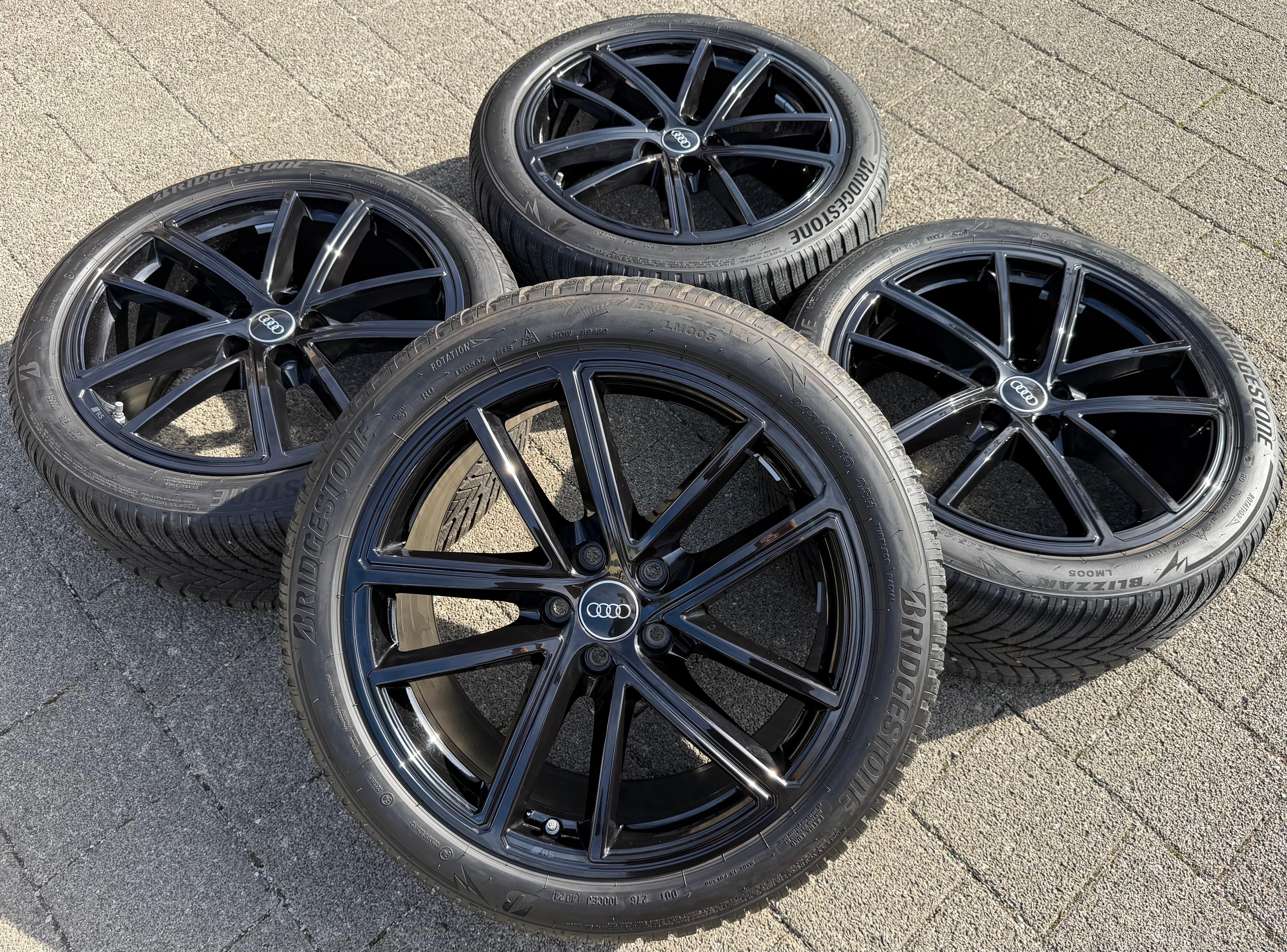 4 ORIGINAL 19" ALU WINTERRÄDER AUDI A5 S5 F2 B10 8B3601025BA 245/40R19 98H 2024