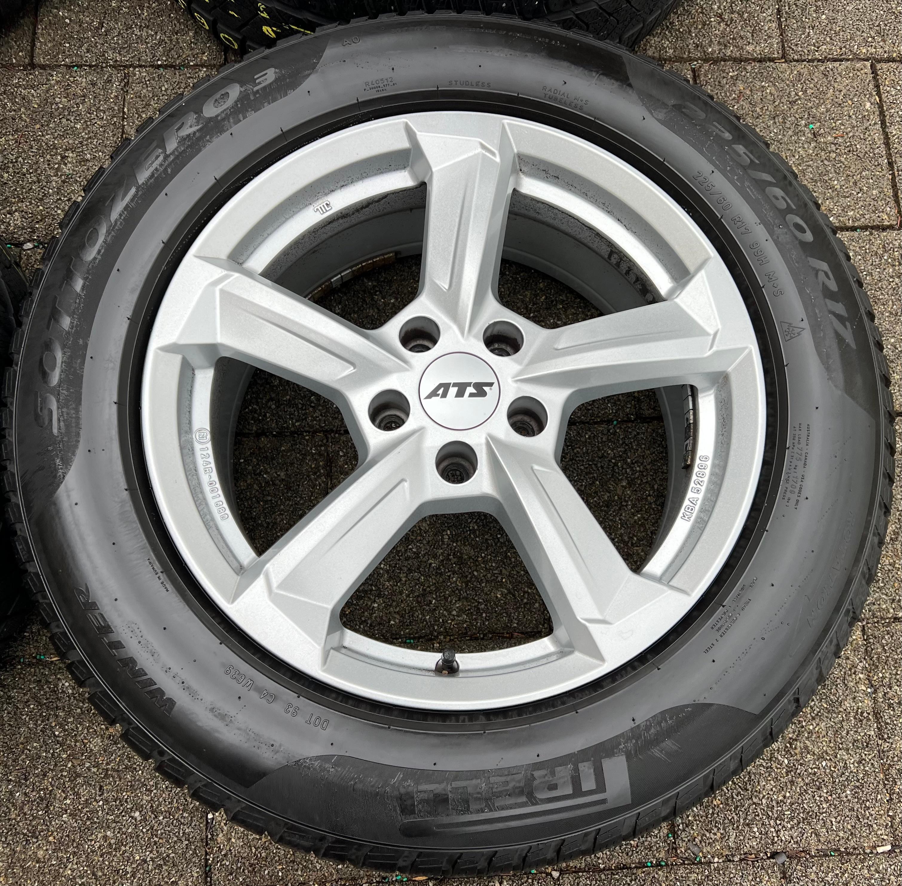 4 ALU WINTERRÄDER AUDI A6 C8 F2 225/60R17 99H PIRELLI 2021 FREIHAUS
