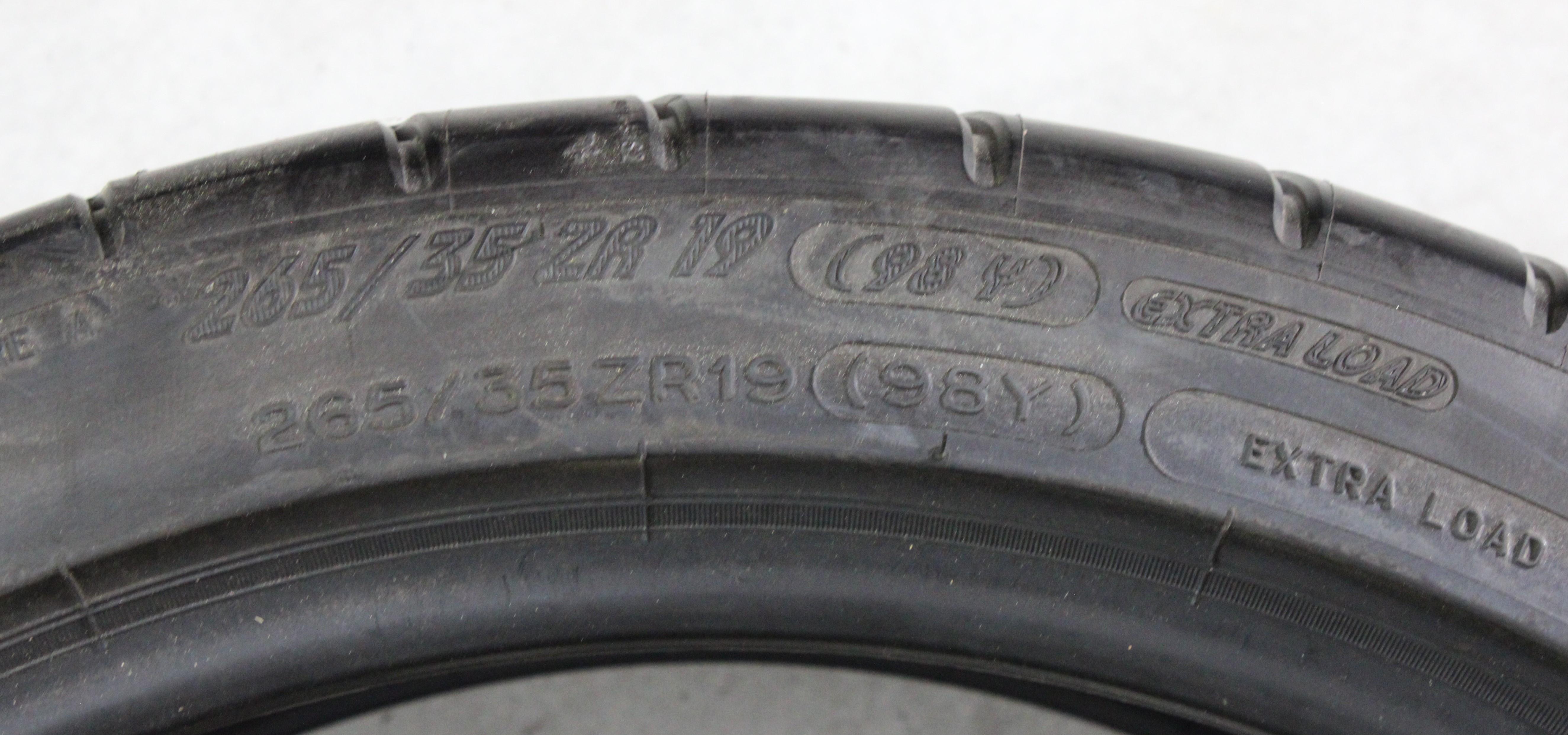 2 x 265/35R19 98Y Sommerreifen Michelin Pilot Super Sport * Volles Profil 2022 XL NEU