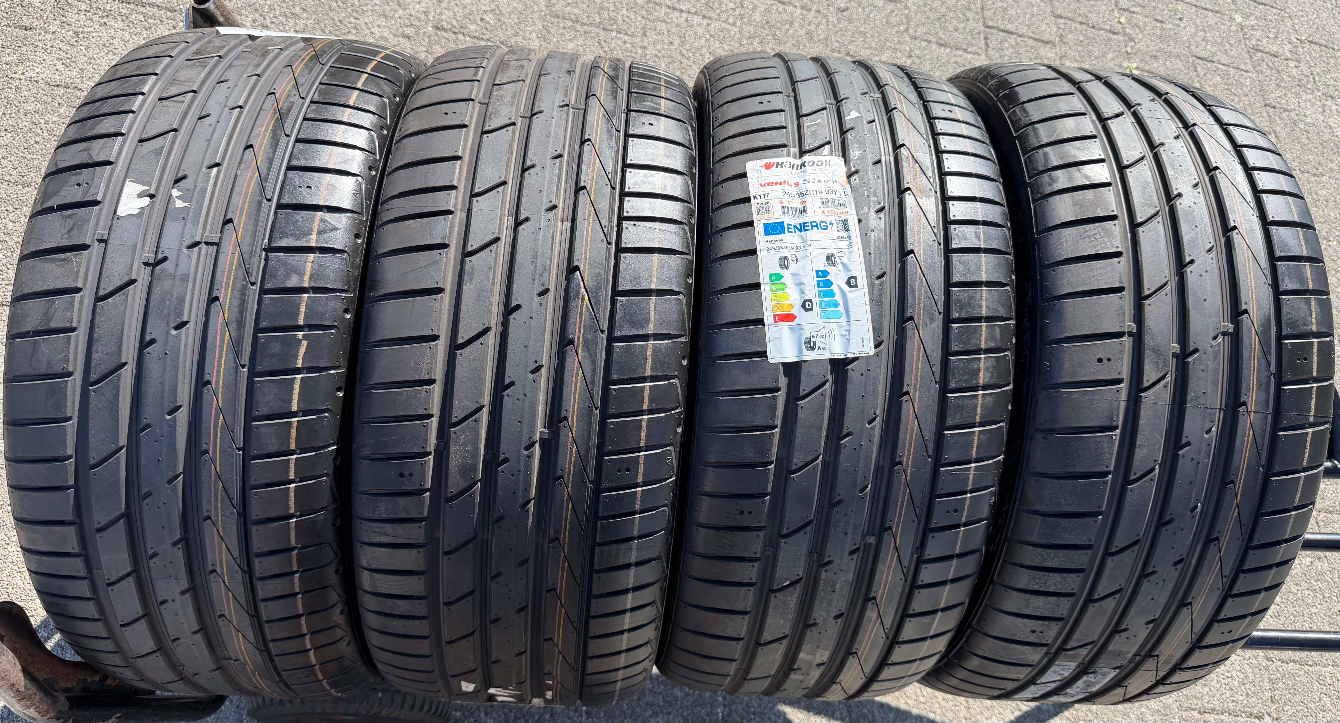 4 Original 19" Alu Sommerräder AUDI A4 S4 B9 8W 245/35R19 93Y 8W0071499 Hankook NEU