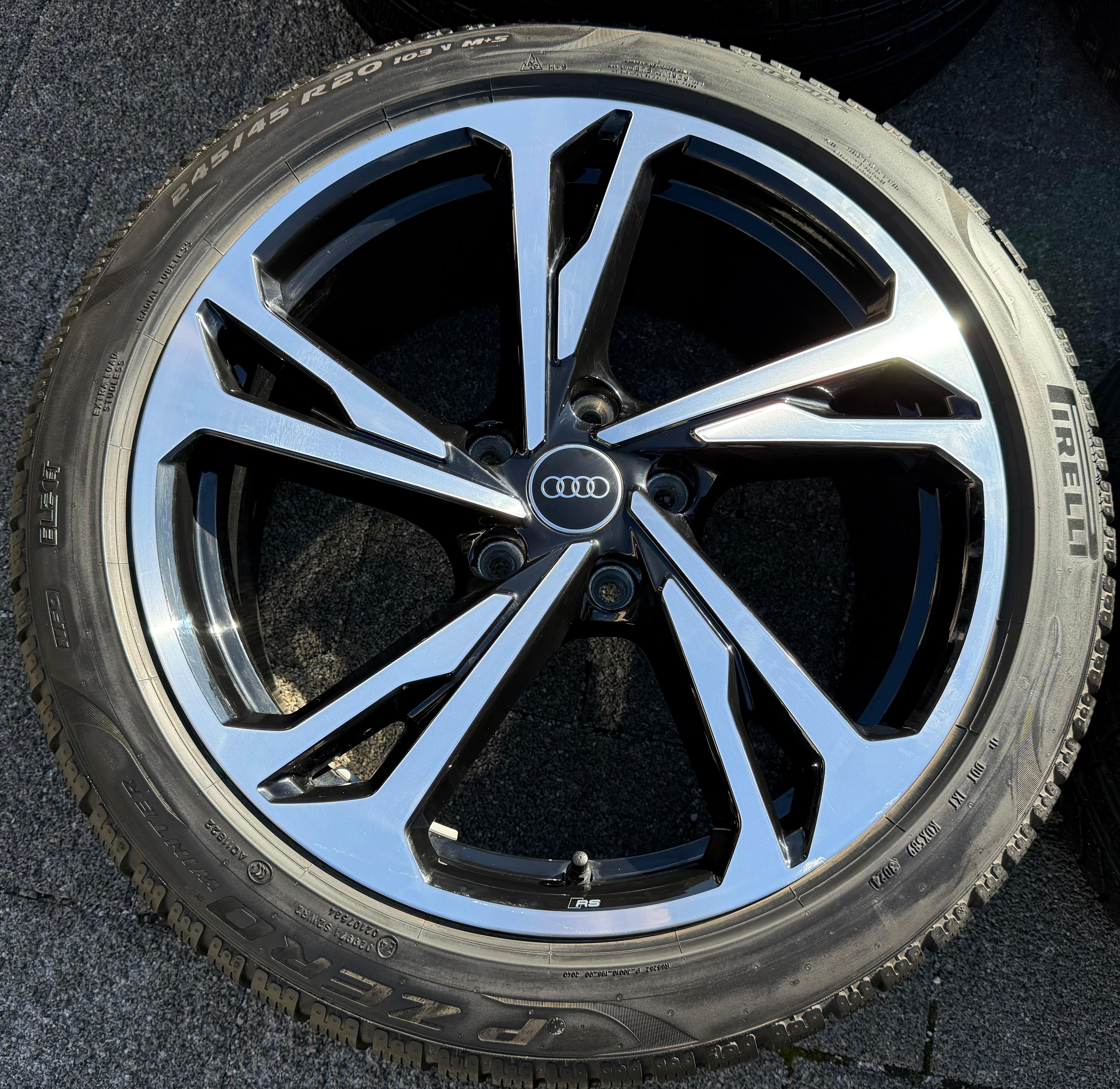 4 ORIGINAL 20" ALU WINTERRÄDER AUDI ETRON E-TRON GT 4J3601025AM 4J3601025AL