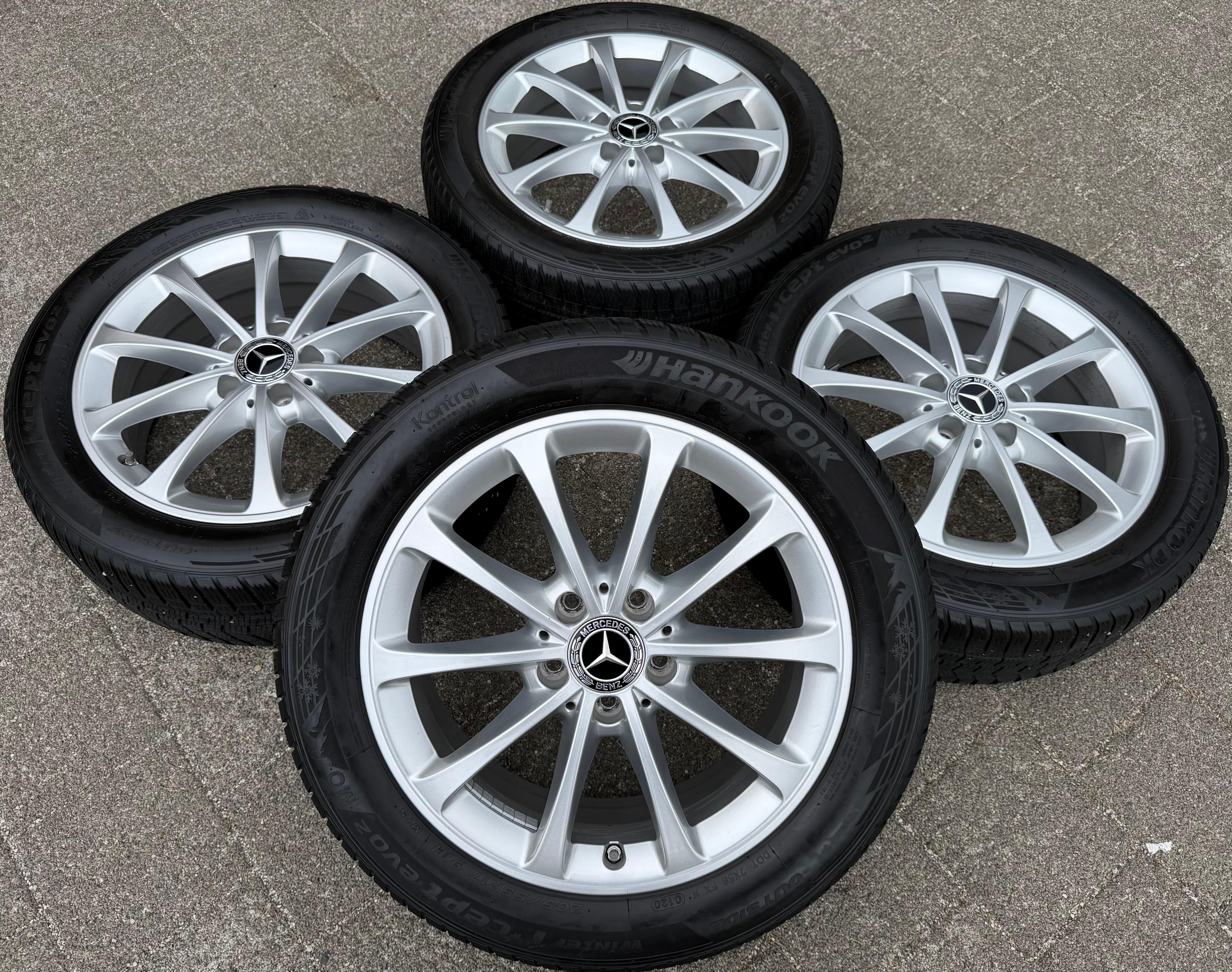 4 ORIGINAL 17" ALUFELGEN MERCEDES A-KLASSE W177 B-KLASSE W247 CLA W118 A1774010300 RDKS