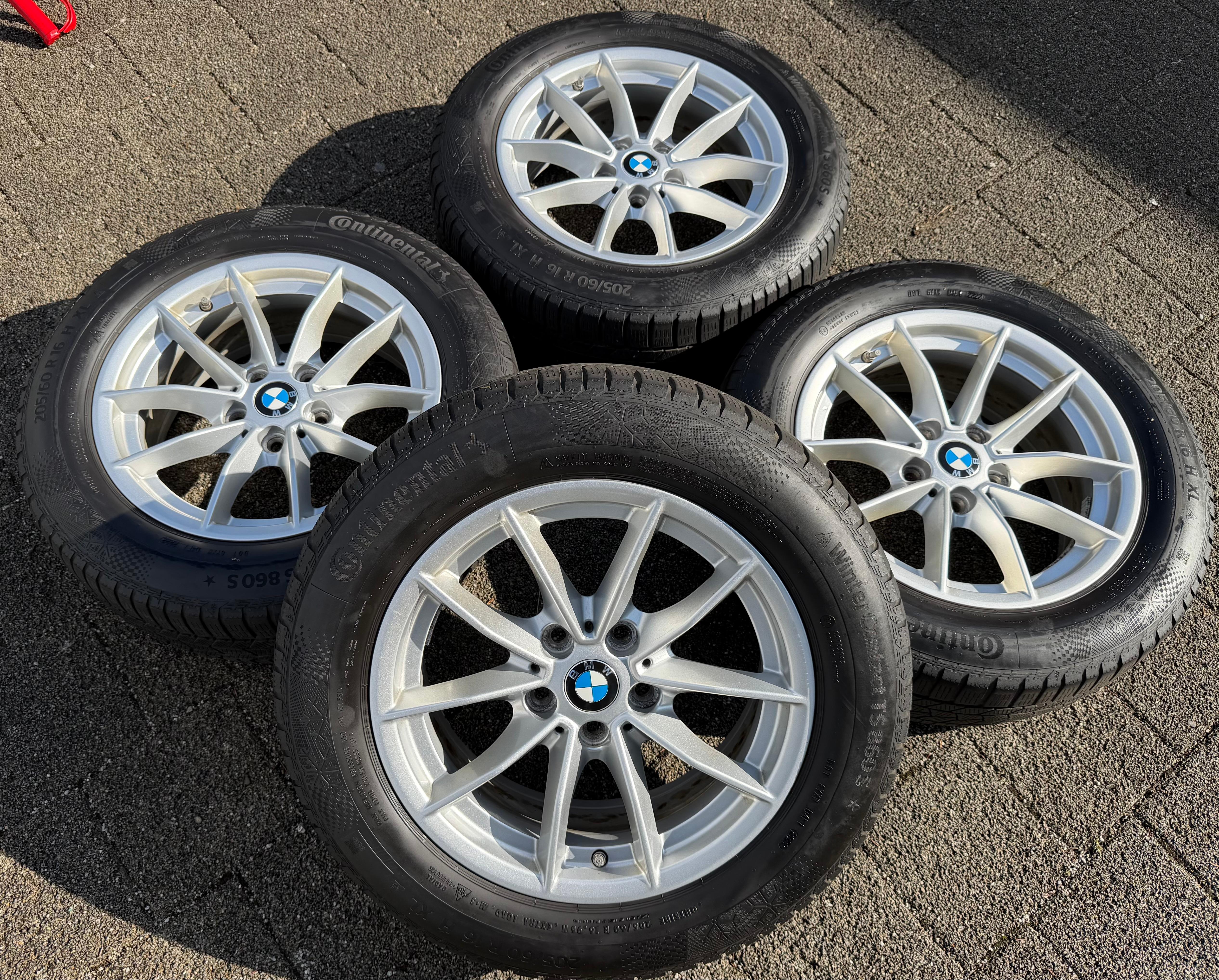 4 Original 16" Alu Winterräder BMW 3er Reihe G20 G21 205/60R16 96H RDKS 2022