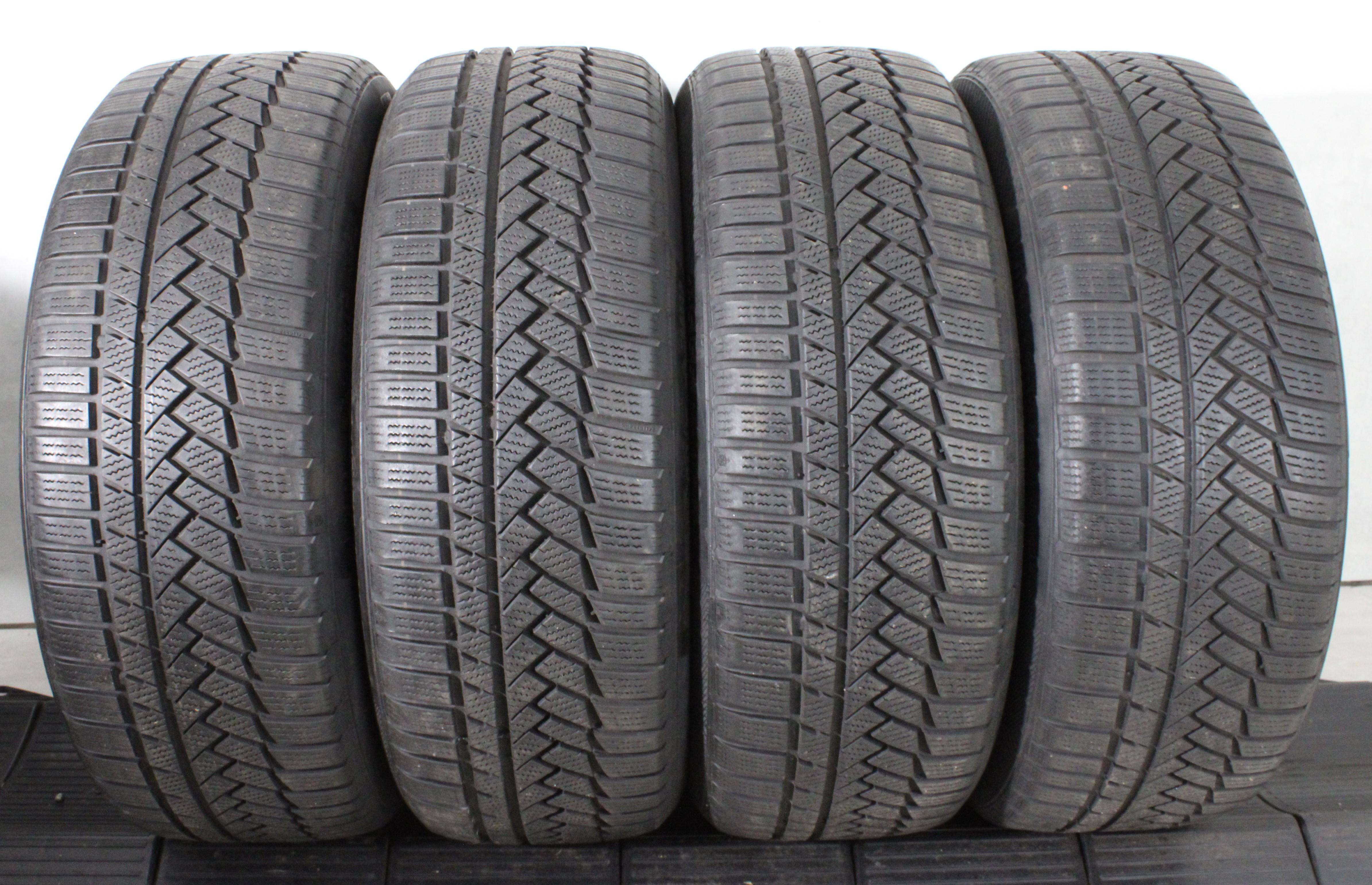 4 x 215/55R18 95T Winterreifen Continental Winter Contact TS850P 2x 6,5-7mm und 2x 5-6mm 2019