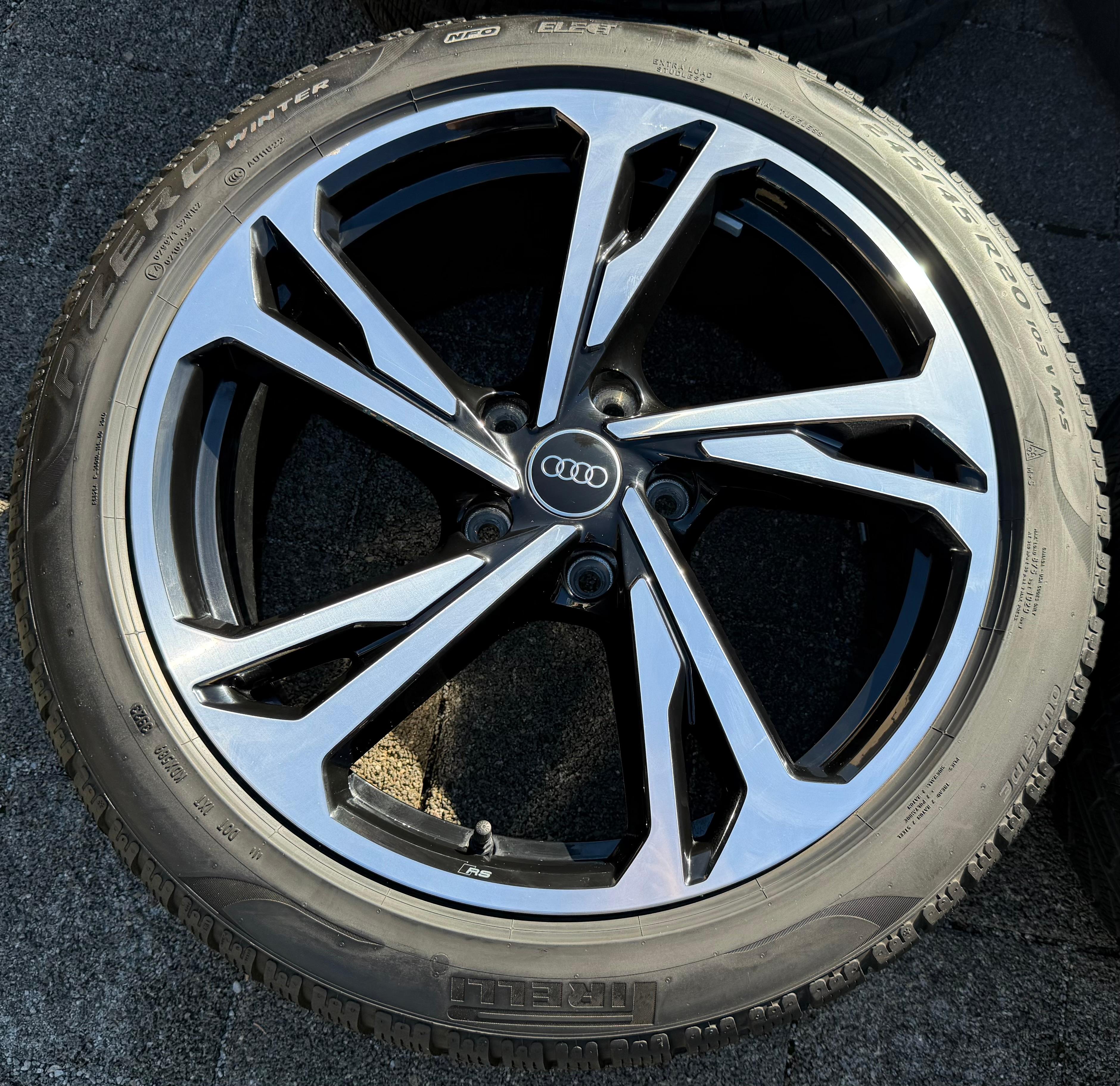 4 ORIGINAL 20" ALU WINTERRÄDER AUDI ETRON E-TRON GT 4J3601025AM 4J3601025AL