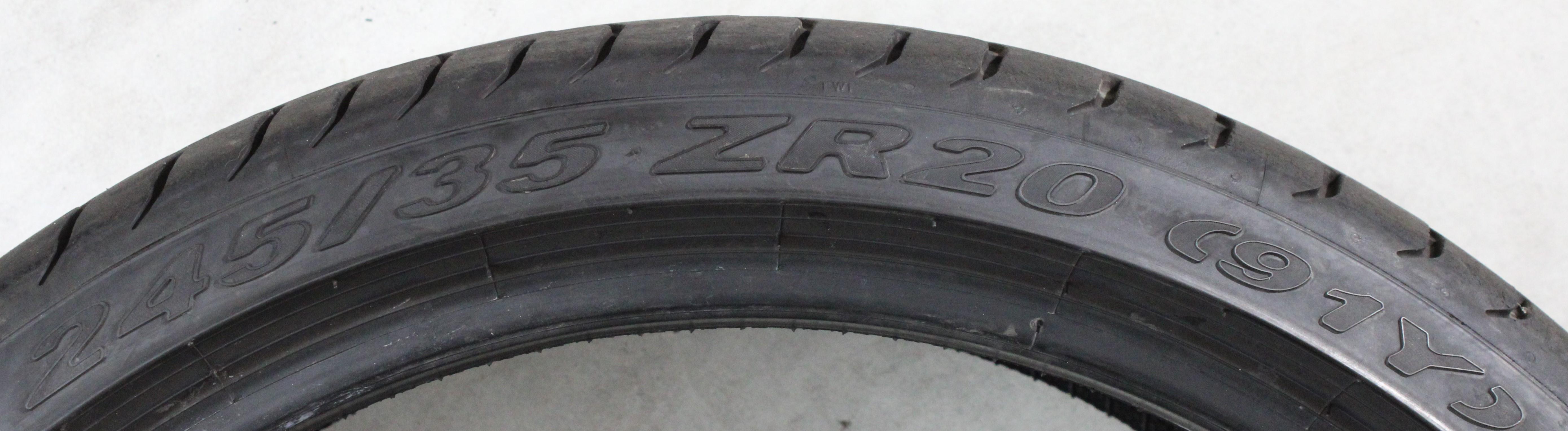 1 pneumatico estivo Pirelli Pzero N1 245/35R20 91Y, 5,5-6 mm, 2019