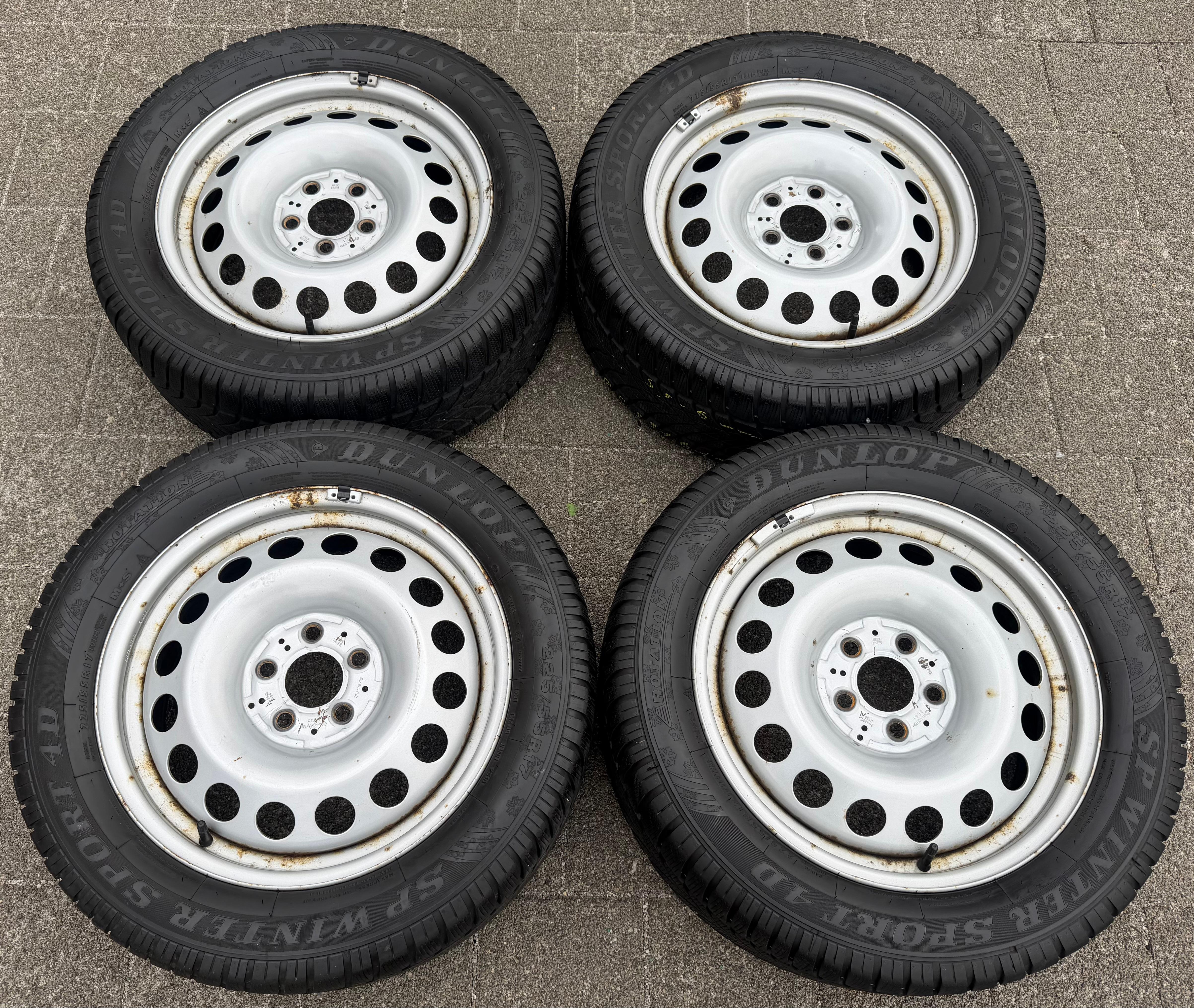 4 Winterräder Mercedes Vito V-Klasse W447 A4474011700 225/55R17 101H RDKS