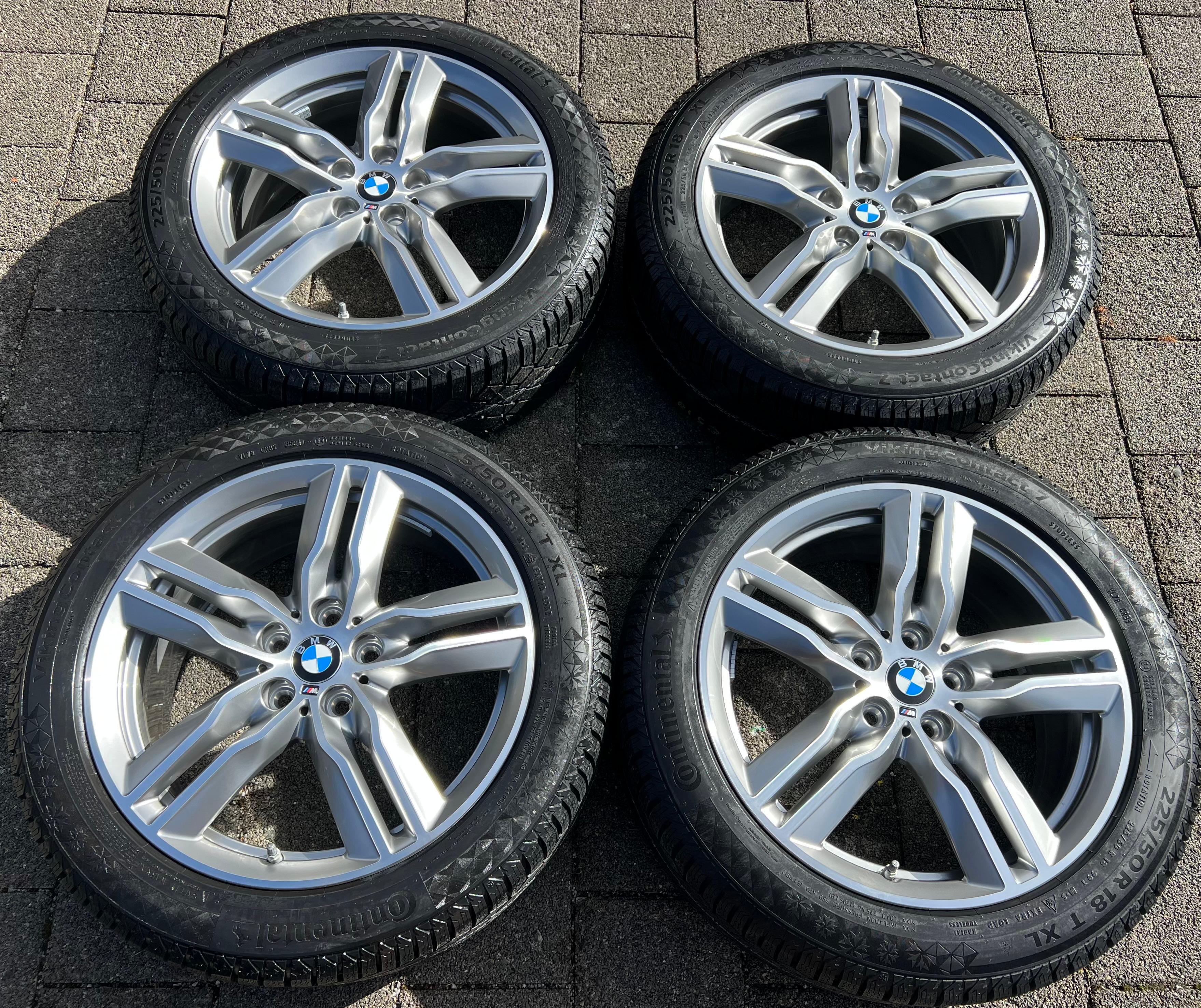 4 ORIGINAL 18" ALU WINTERRÄDER BMW X1 F48 X2 F39 STYLING M570 RDKS NEU FREIHAUS