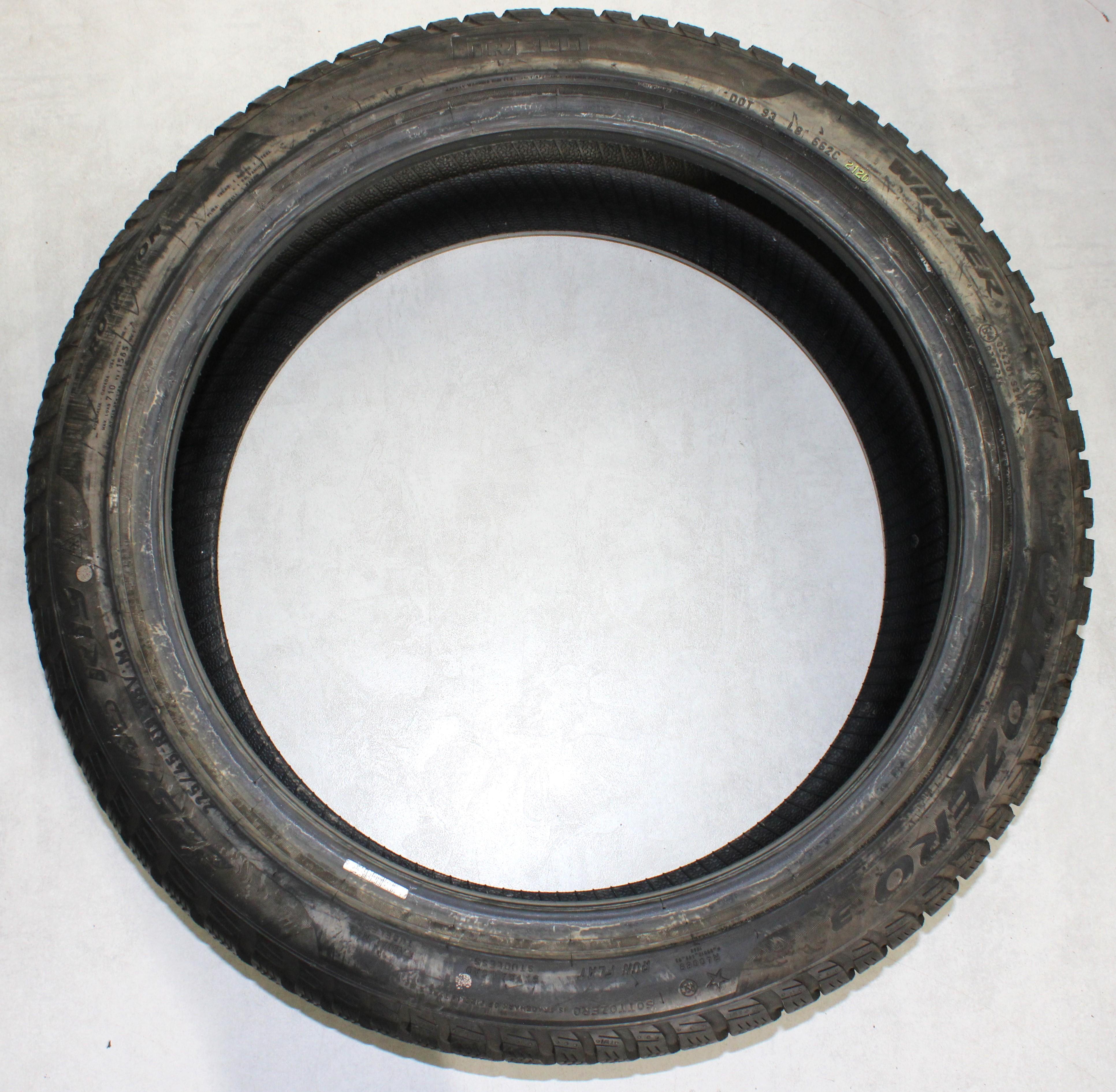 4 x 225/45R19 96V Winterreifen Pirelli Sottozero 3* Runflat 2x 7mm und 2x 6-6,5mm 2020
