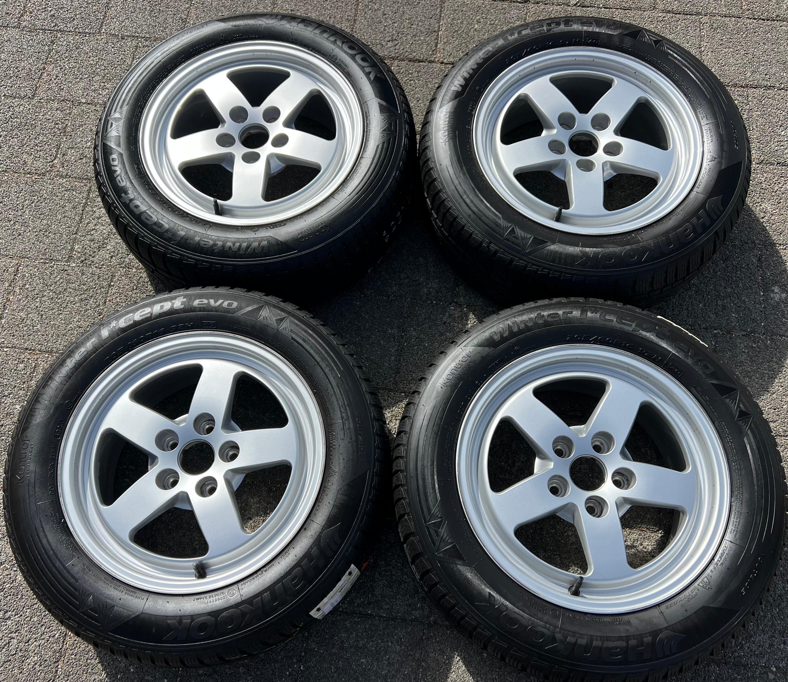4 ORIGINELE ALU-WINTERWIELEN AUDI A4 B9 8W 205/60R16 92H 8W0601025 GRATIS VERZENDING