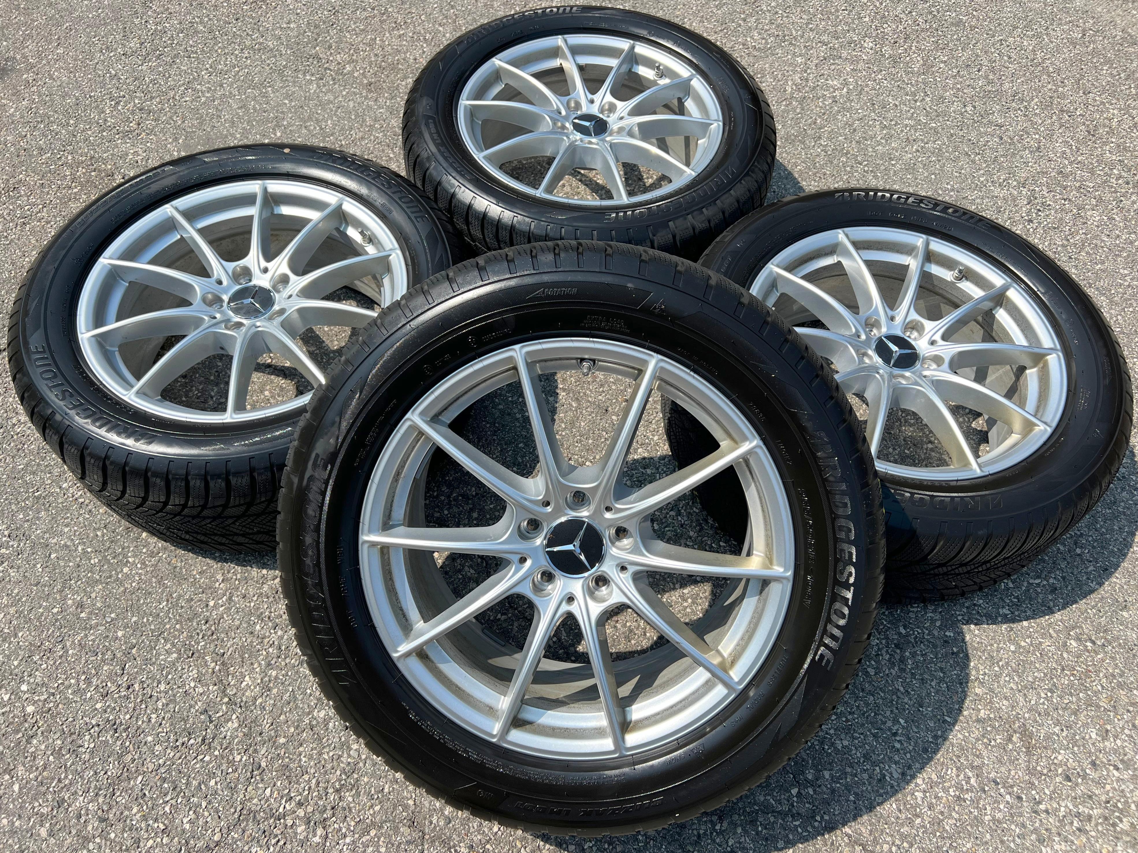4 ORIGINAL 18" ALU WINTERRÄDER MERCEDES S-KLASSE W223 A2234012800 255/50R18 106V