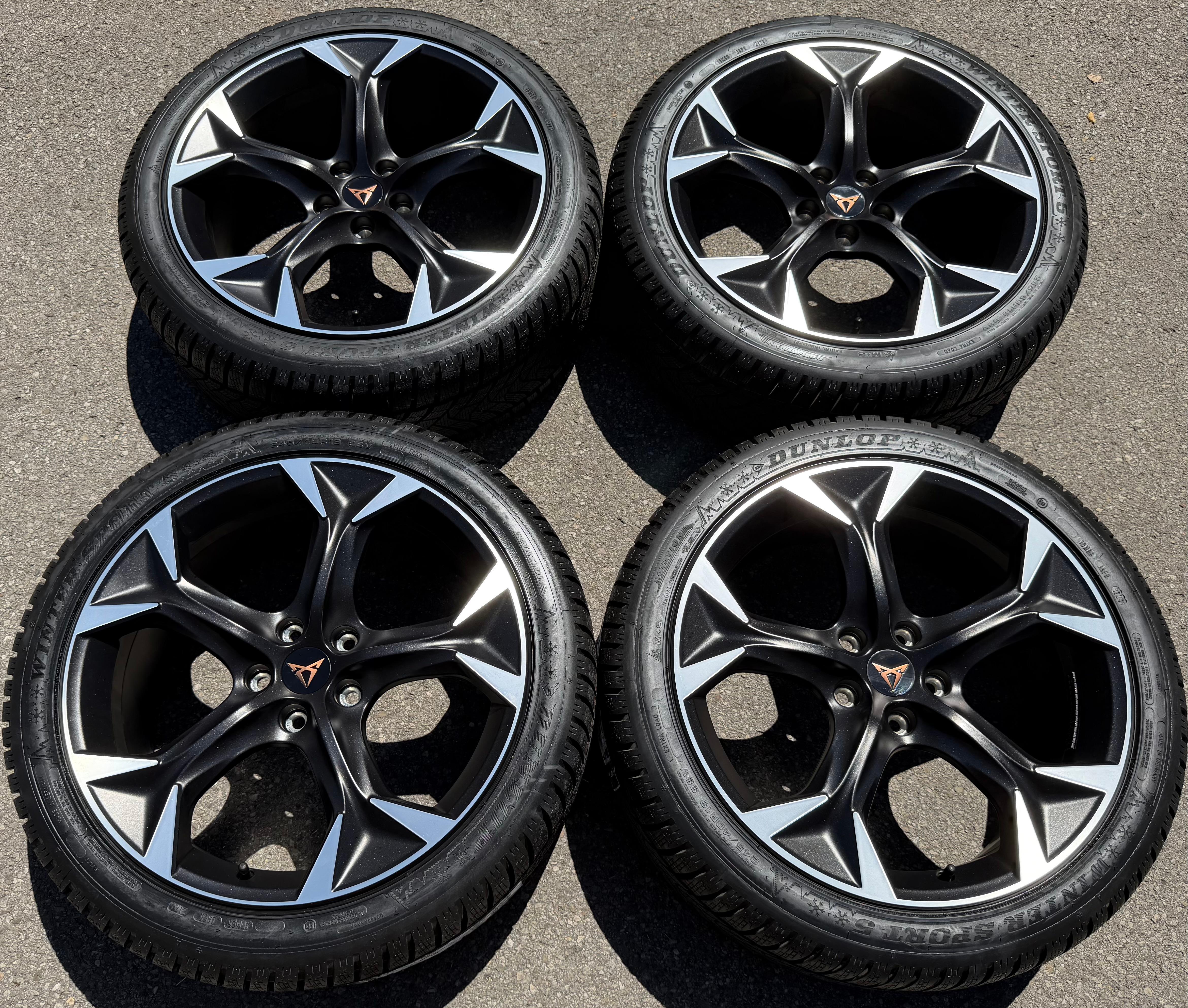 4 ORIGINAL 19" ALU WINTERRÄDER SEAT CUPRA FORMENTOR 5FF601025E 245/40R19 98V