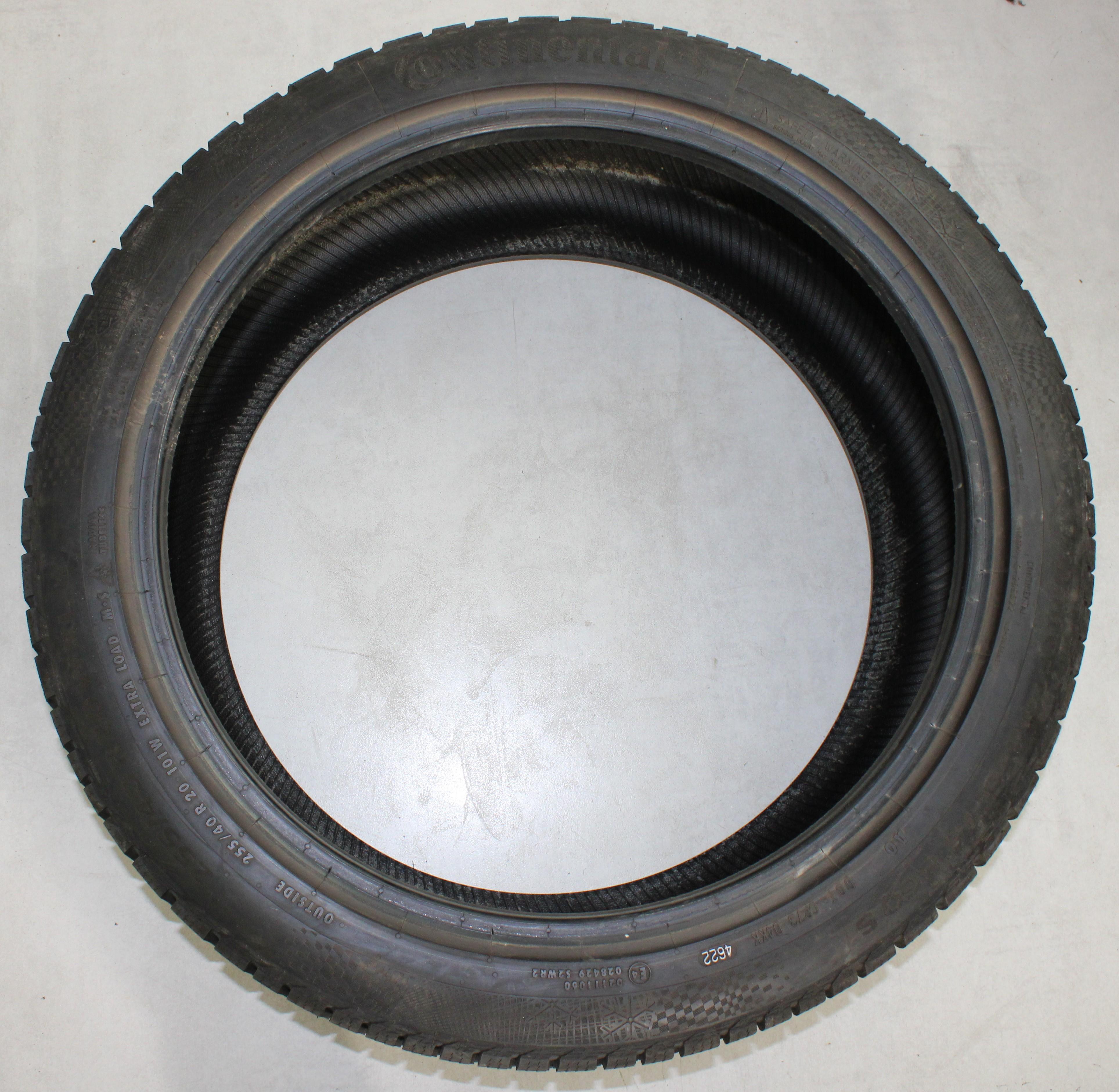 1 x 255/40R20 101W Winterreifen Continental Winter Contact TS860S AO 7mm 2022 XL