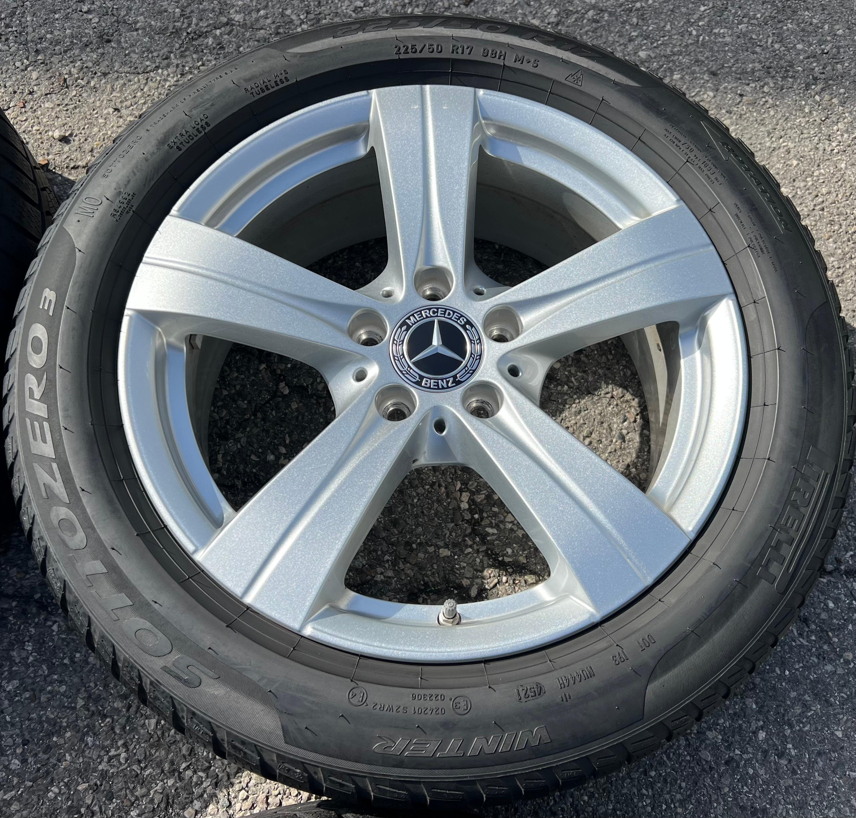 4 JANTES ALU ORIGINALES 17" MERCEDES CLASSE C W206 A2064017200 RDKS FRANCO DOMICILE