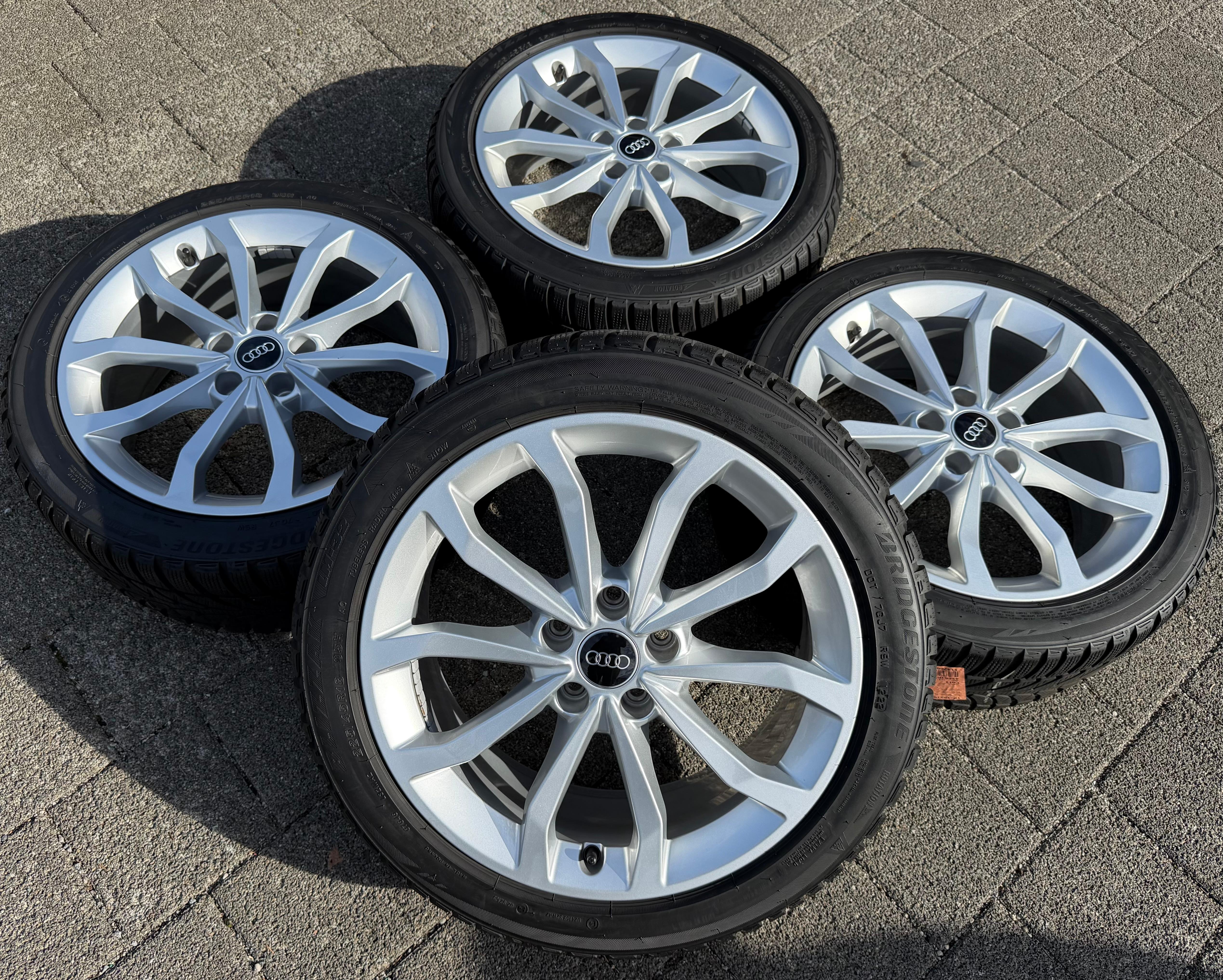 4 Original 18" Alu Winterräder Audi A4 S4 8W 8W0601025ED 225/45R18 95H Bridgestone 2022