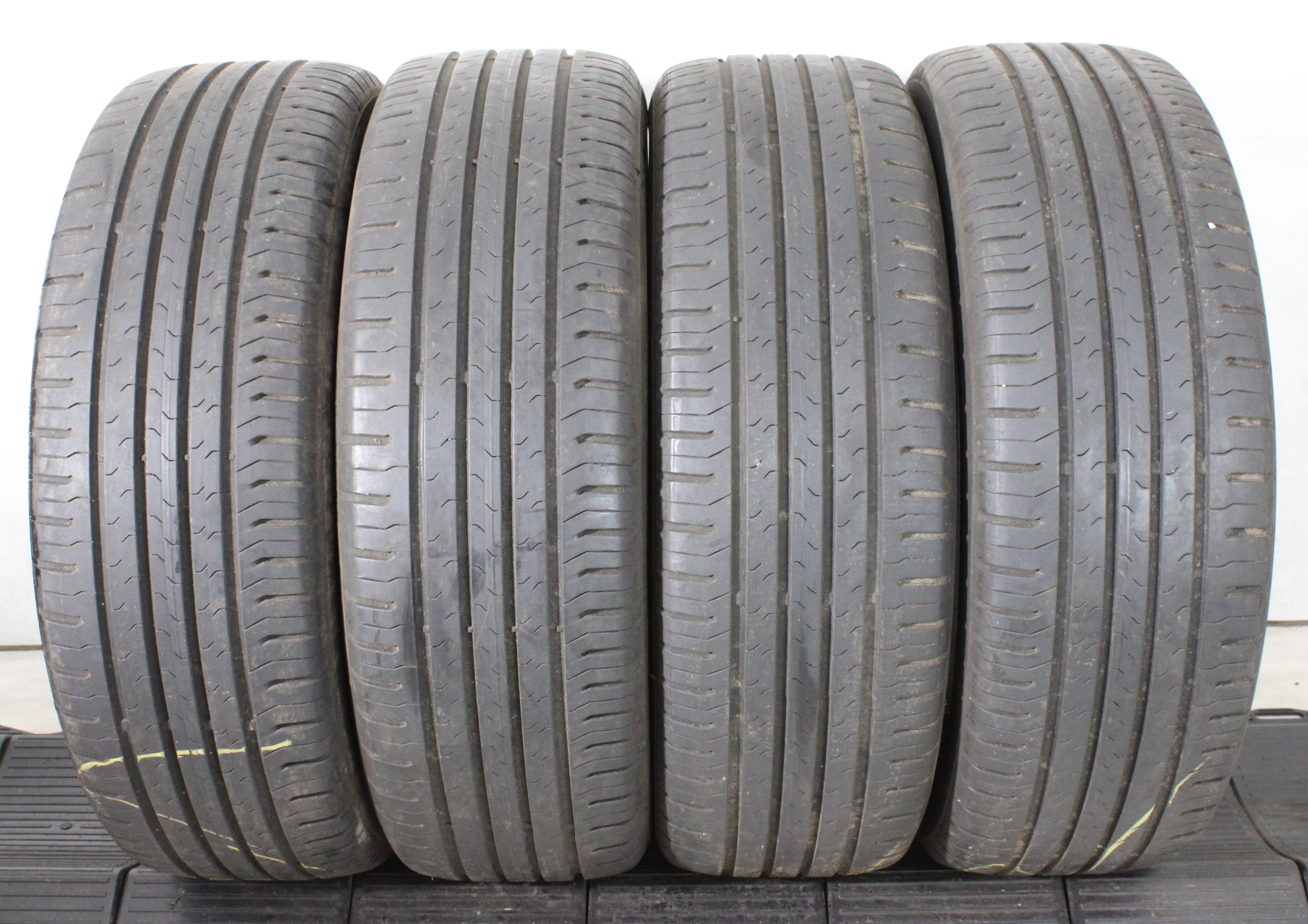 4 x 215/60R17 96H Sommerreifen Continental Eco Contact 5 5,5-6mm 2015