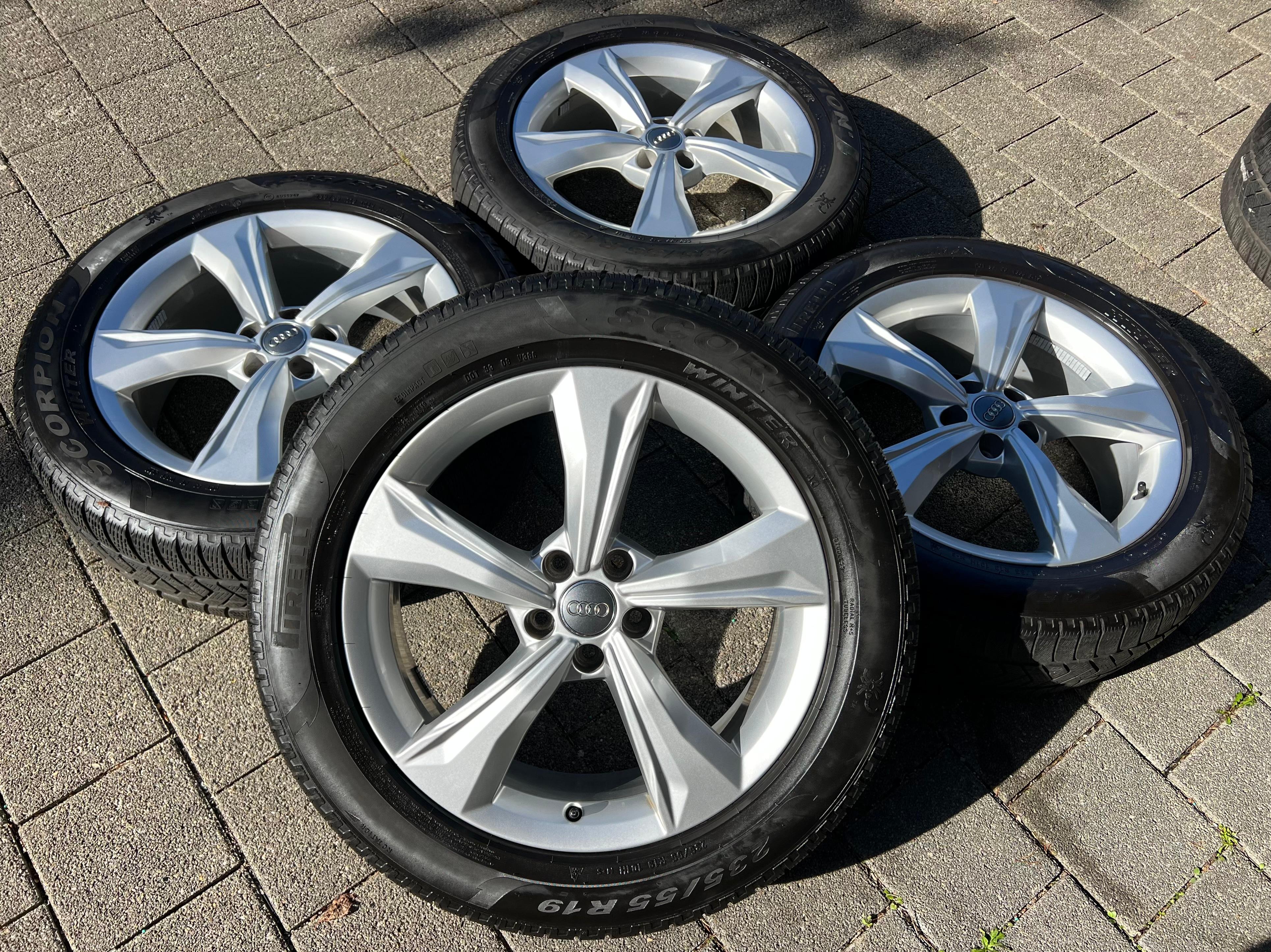 4 ORIGINAL 19" ALUFELGEN AUDI Q5 FY 80A601025K 7x19 ET34 S-LINE FREIHAUS