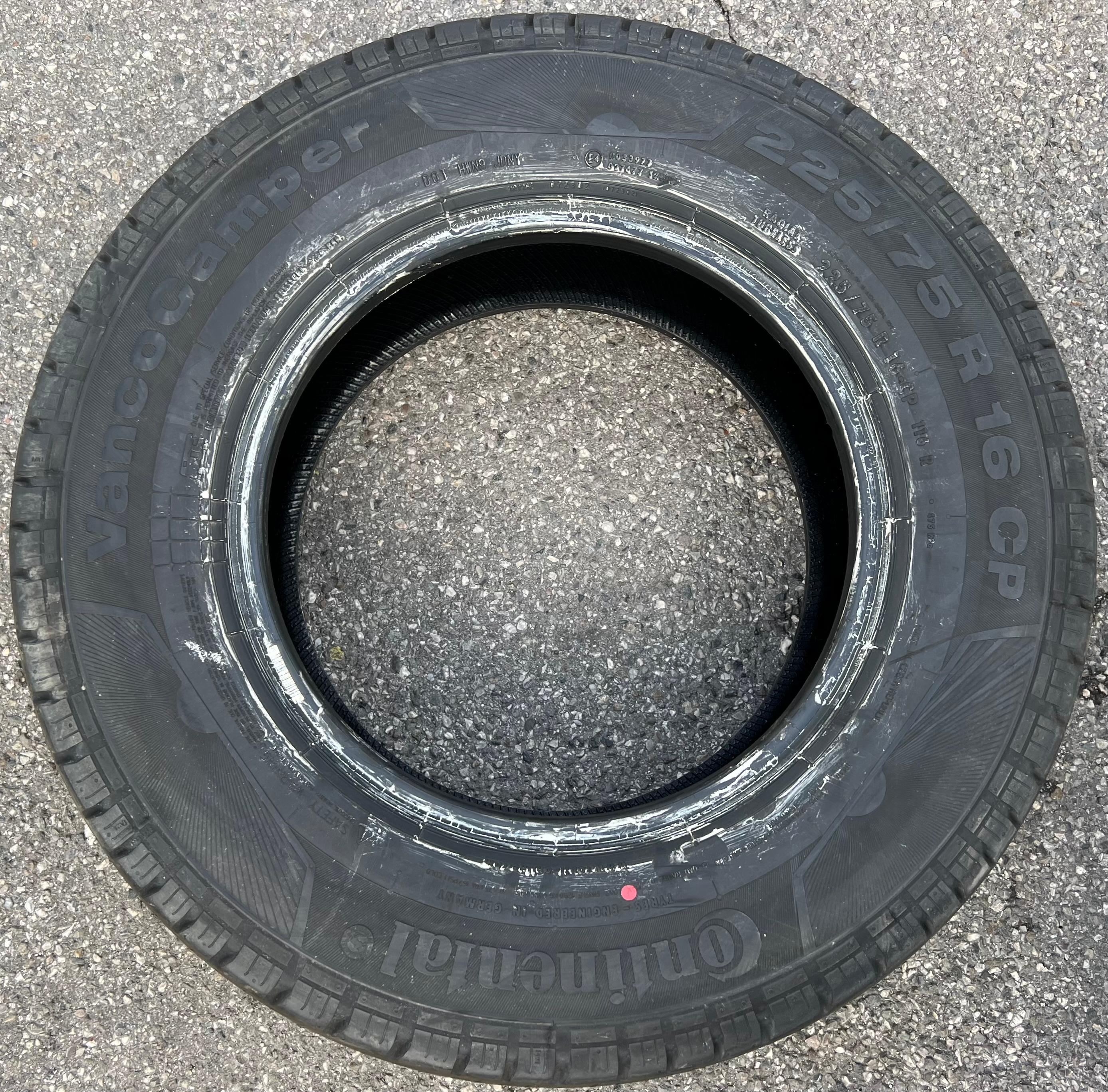 4 x 225/75R16C 116R neumáticos de verano Continental Vanco Camper 10mm 2022