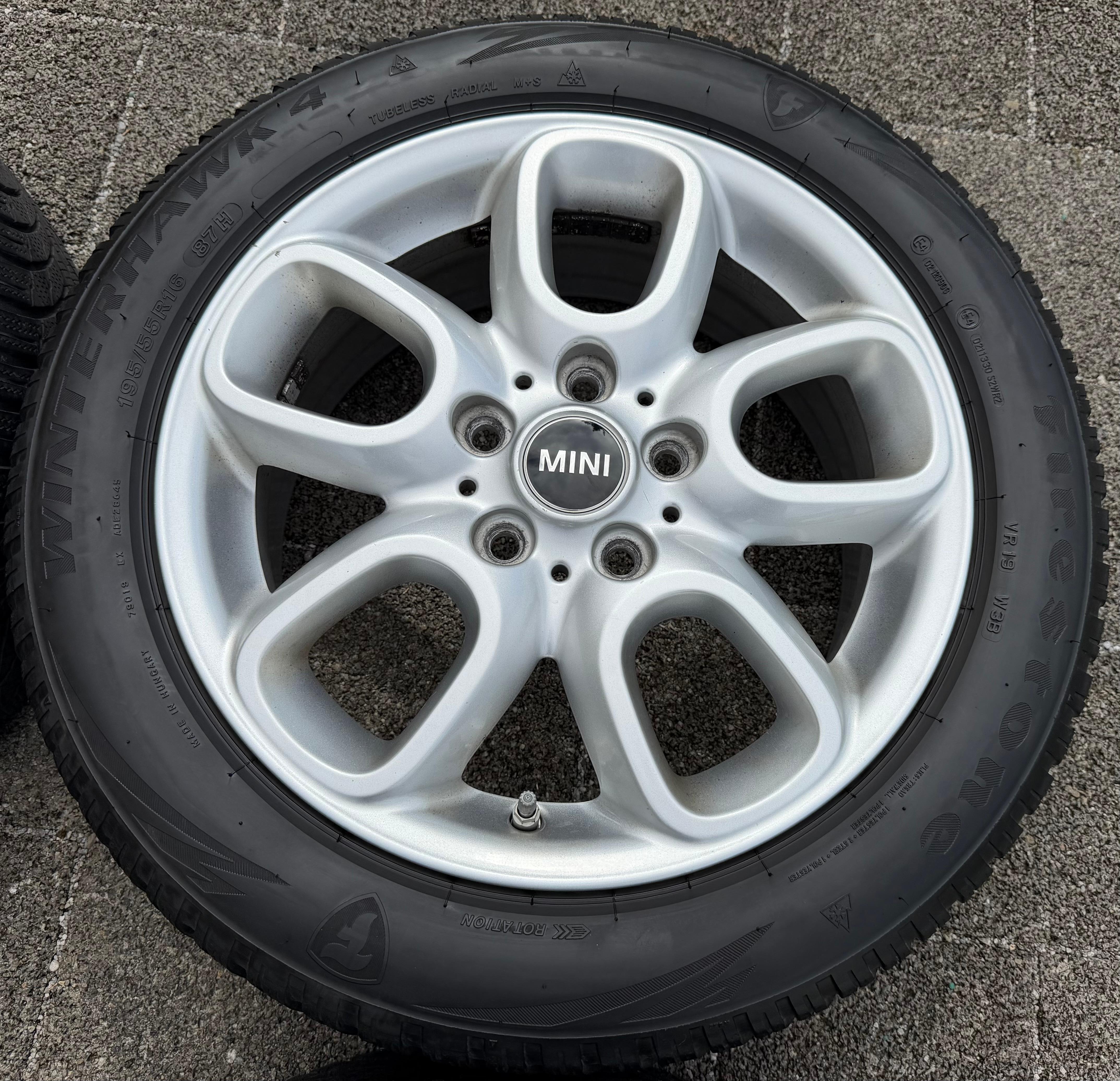 4 Original Alu Winterräder Mini Cooper F55 F56 F57 6855103 LOOP SPOKE 494 RDKS