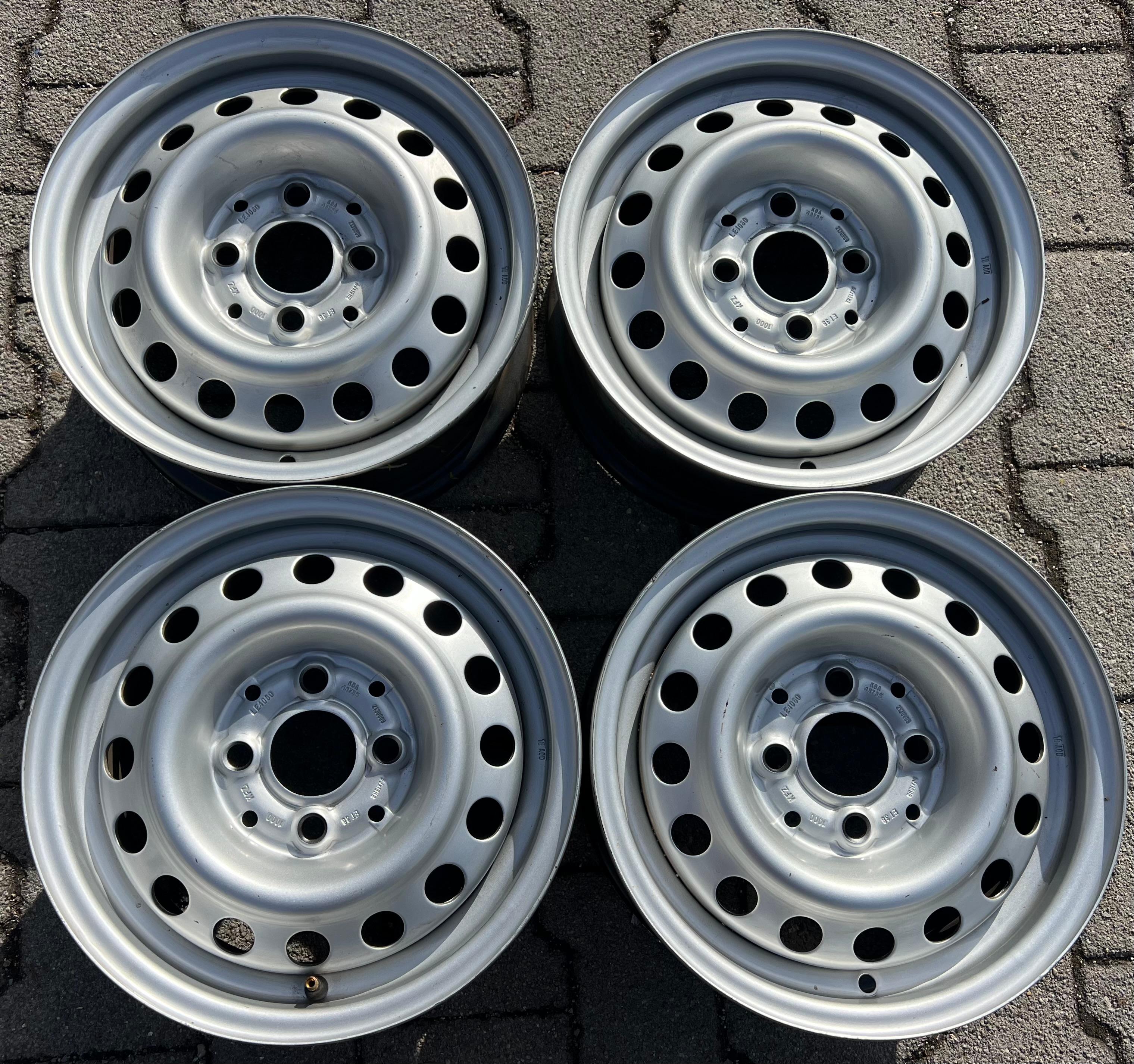 4 FELGEN 13" STAHLFELGEN SEAT CORDOBA IBIZA 6K VW POLO 5x13 ET38 FREIHAUS