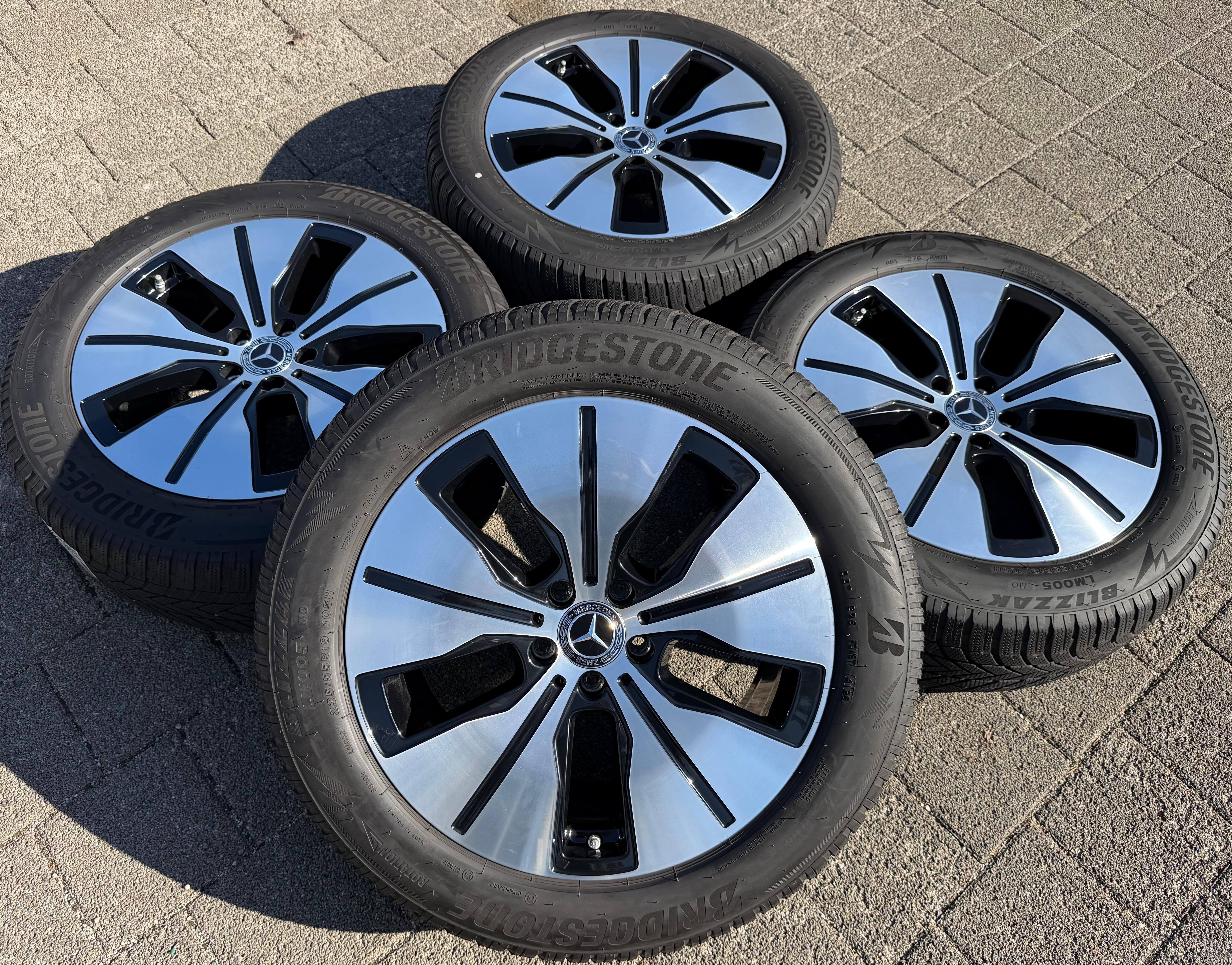 4 Original 19" Alufelgne Mercedes Benz EQC 293 A2934010100 RDKS 8x19 ET34 RDKS