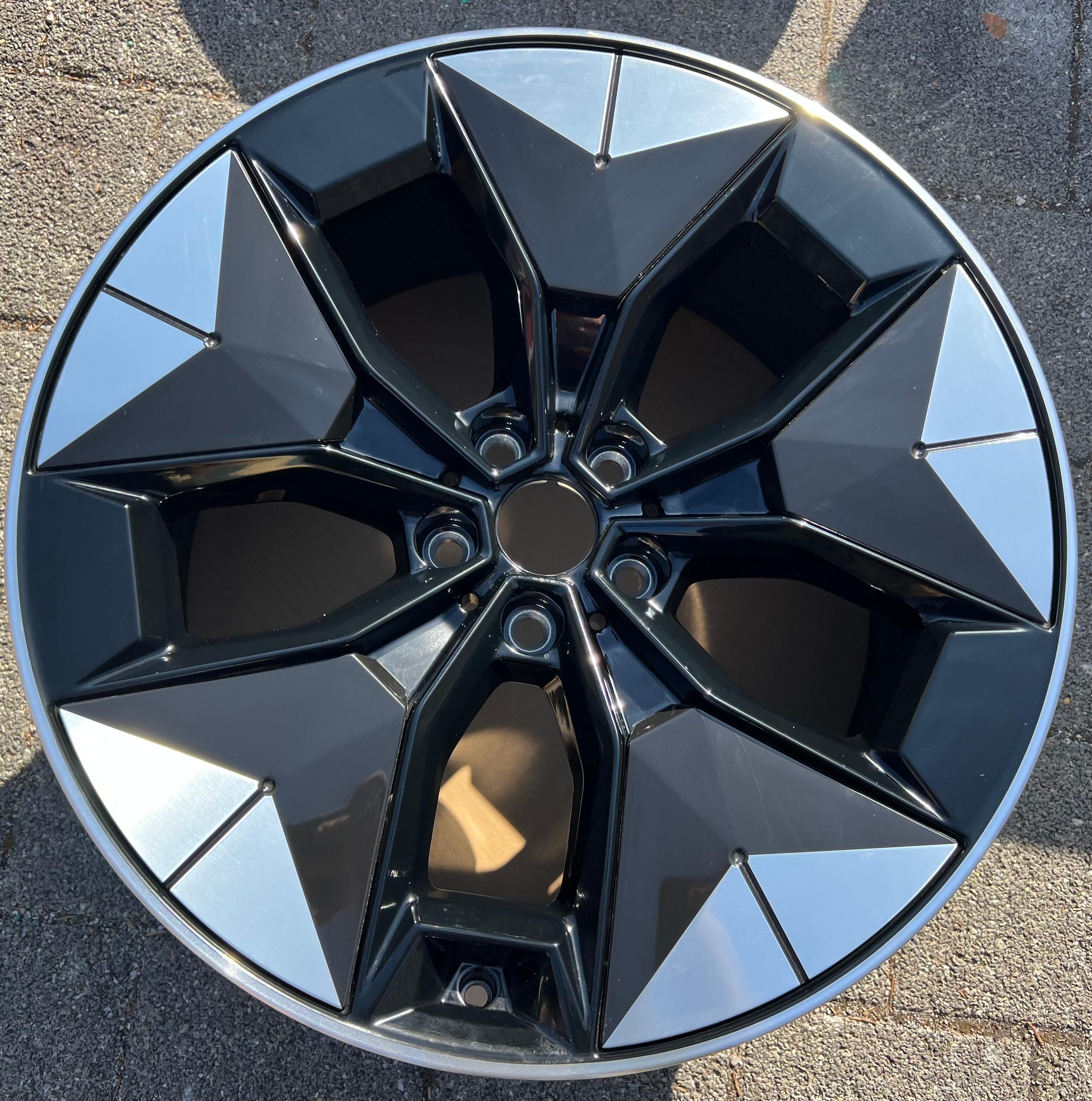 1 X CERCHIO ORIGINALE 20" IN ALLUMINIO BMW IX3 6894845 9,5x20 ET43 STYLING 843 FREIHAUS