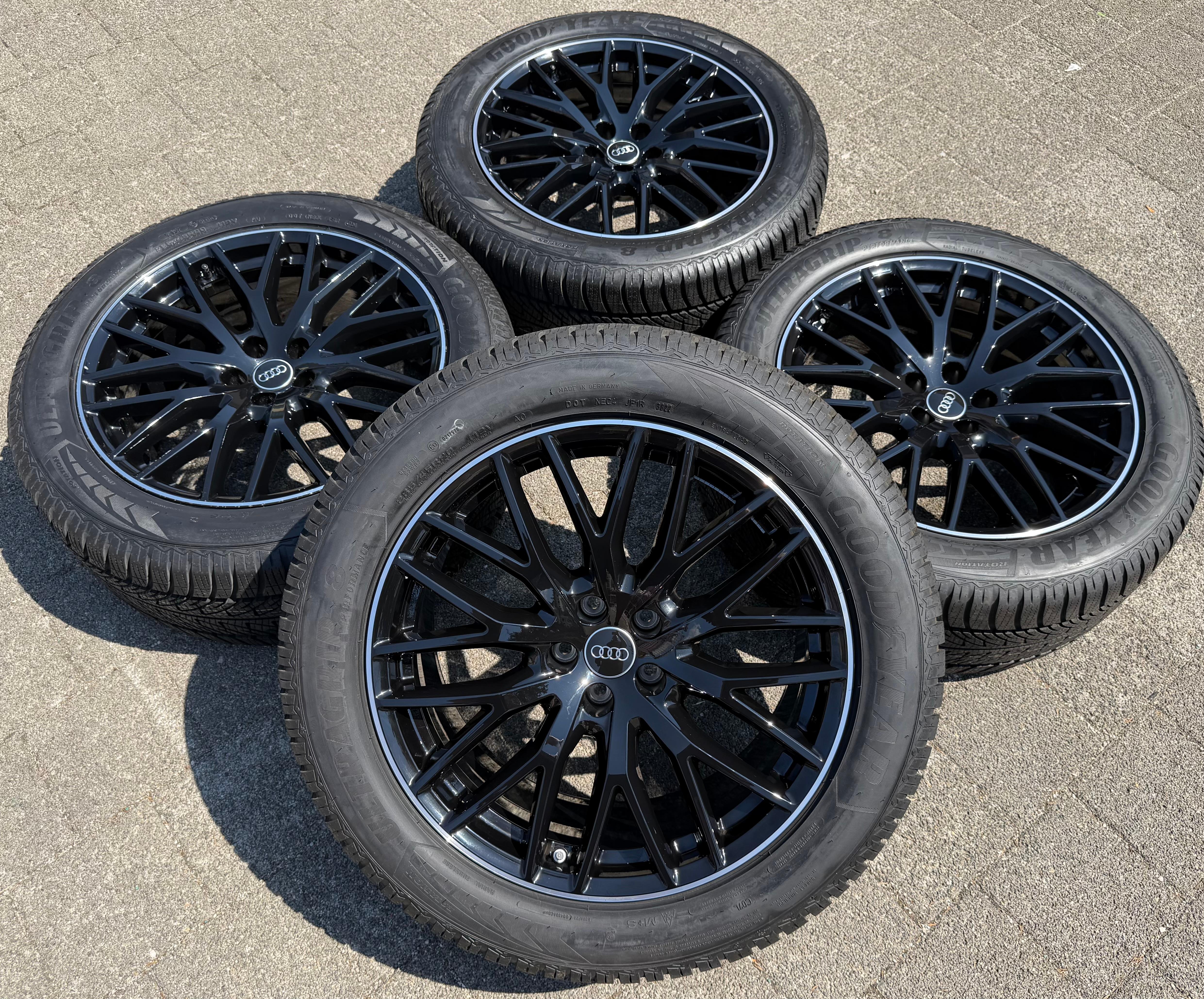 4 Original 20" Alu Winterräder Audi Q7 4M 4M0601025CR 285/45R20 112V Goodyear