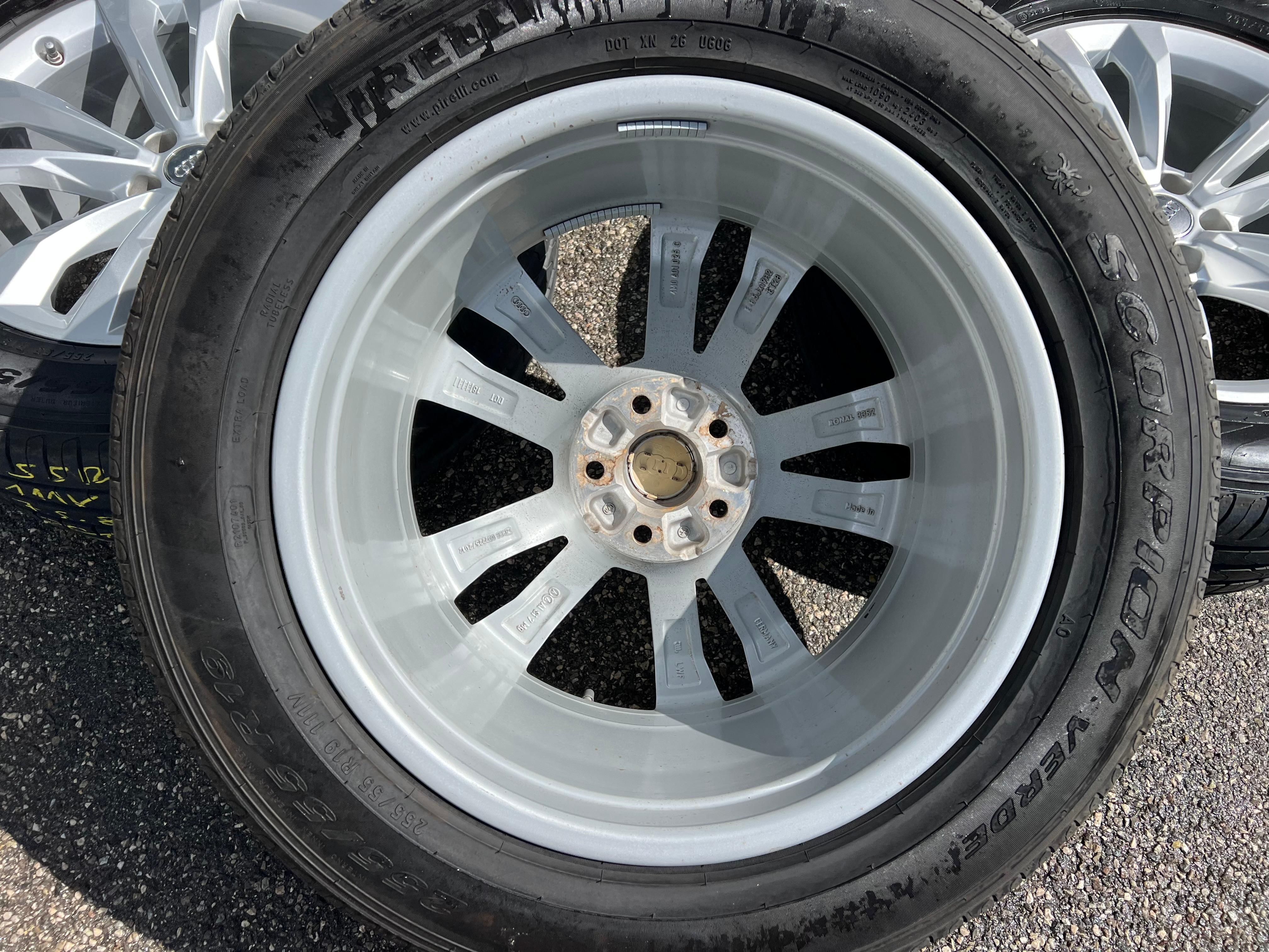4 ORIGINAL 19" ALU SOMMERRÄDER AUDI Q7 4M 255/55R19 111V 4M0601025C RDKS FREIHAUS