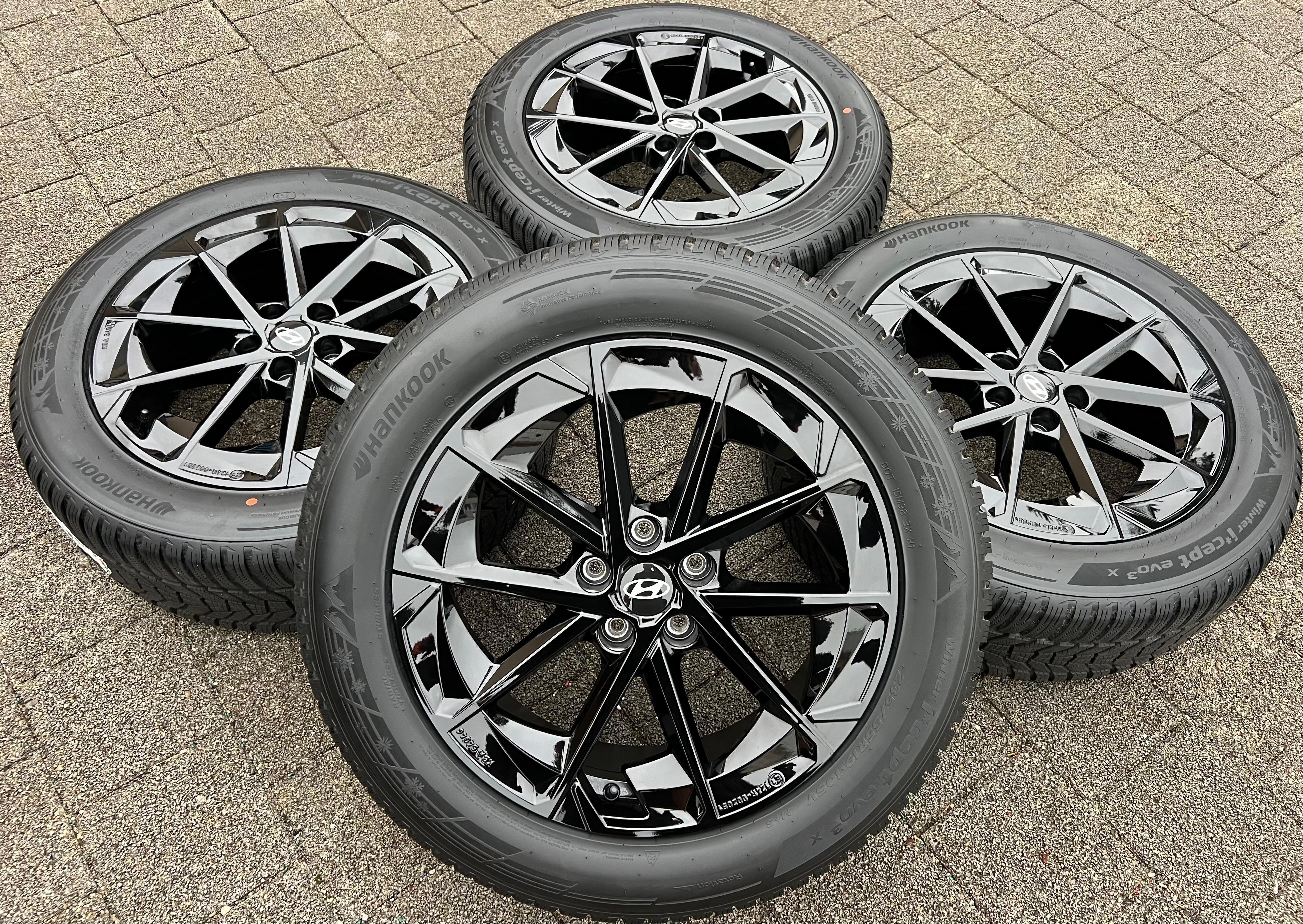 4 ORIGINAL 19" ALU WINTERRÄDER HYUNDAI IONIQ 5 NE 235/55R19 105V RDKS 2021 FREIHAUS