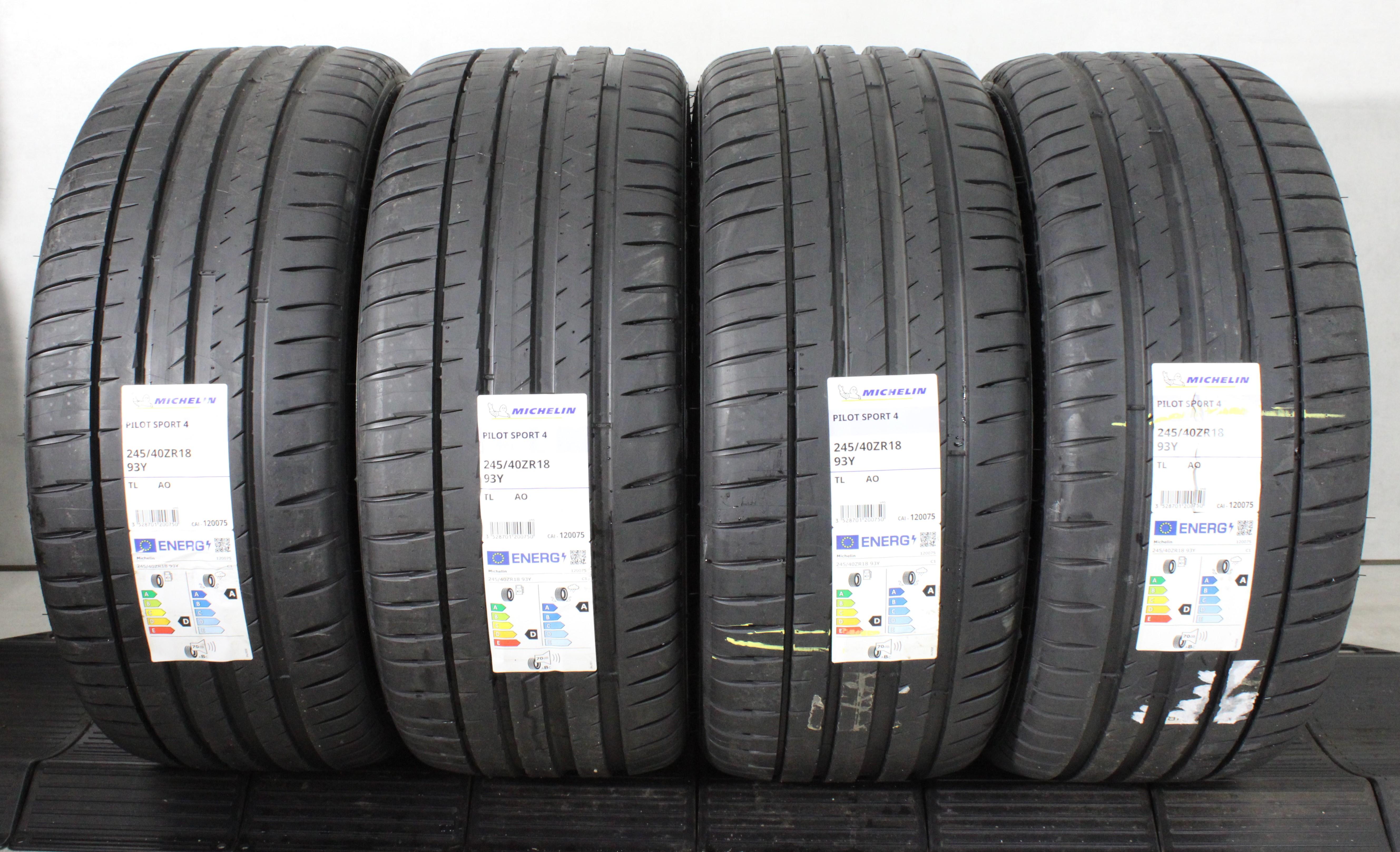 4 x 245/40R18 93Y Sommerreifen Michelin Pilot Sport 4S AO 2023
