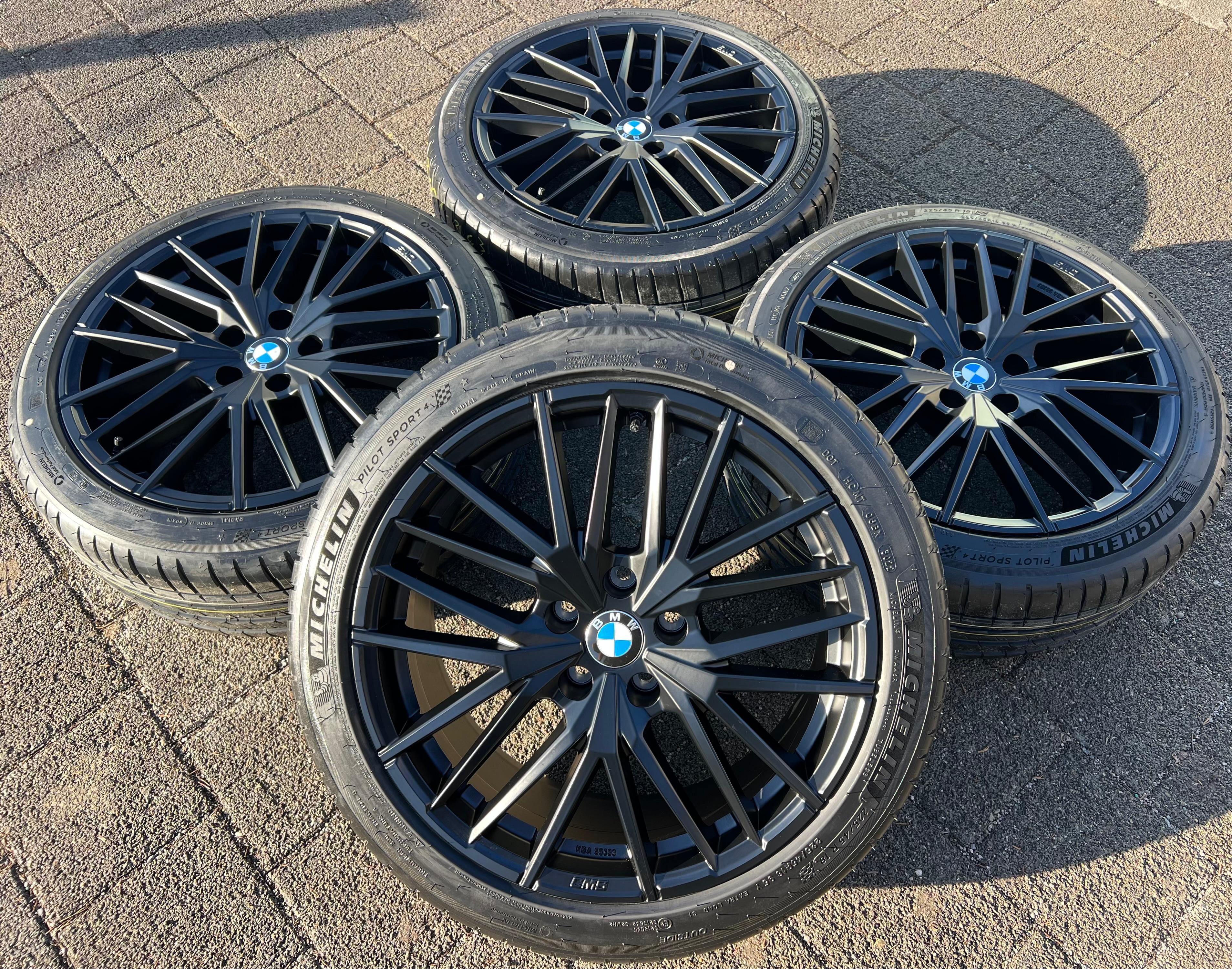 4 RUEDAS DE VERANO DE ALEACIÓN DE 18" BMW SERIE 2 G32, SERIE 3 G20 G21, SERIE 4 G22 G23 G26 CON RDKS MICHELIN