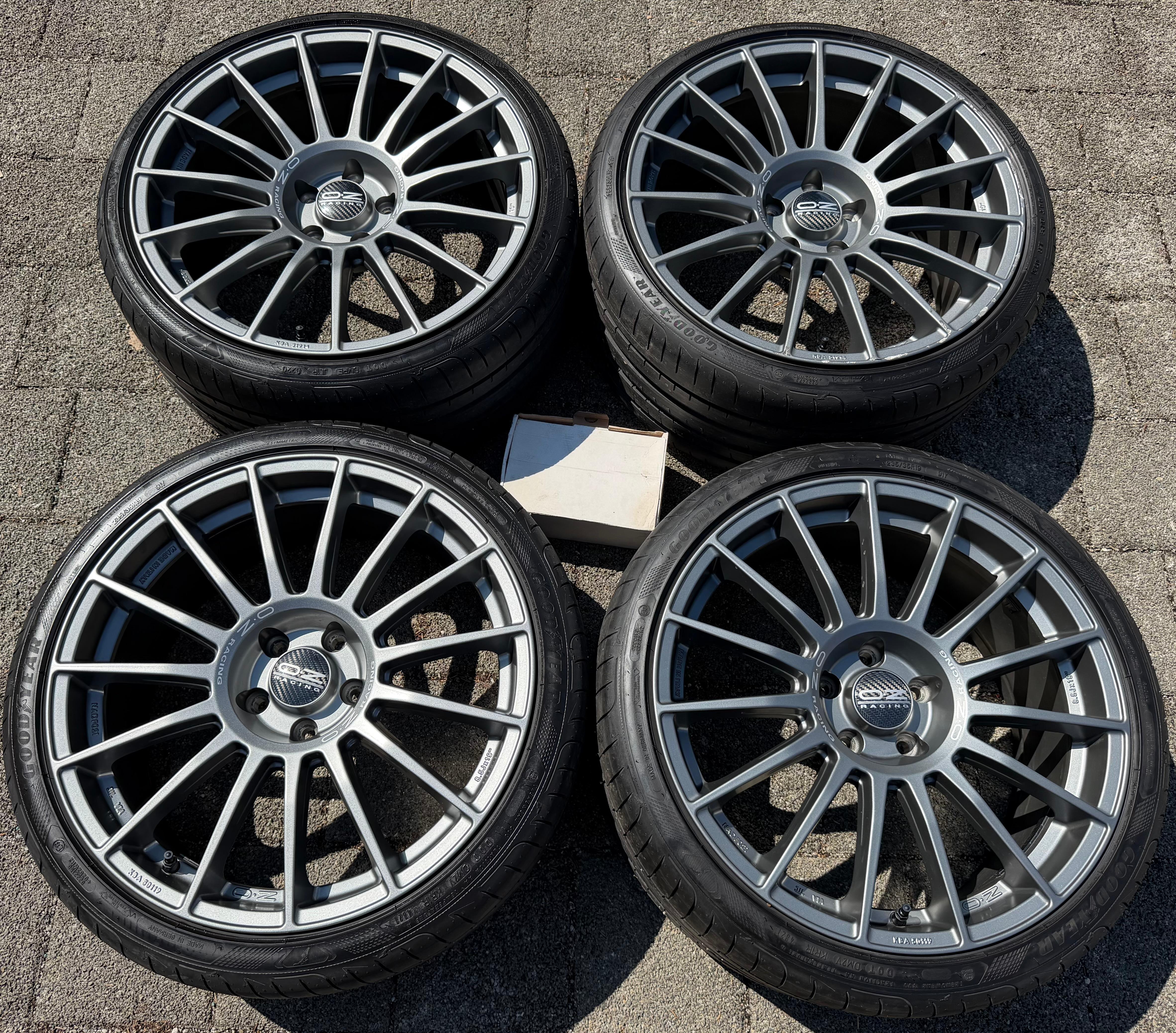 4 OZ 19" Alu Sommerräder Mercedes C-KLASSE CLK CLC SLK AMG Goodyear