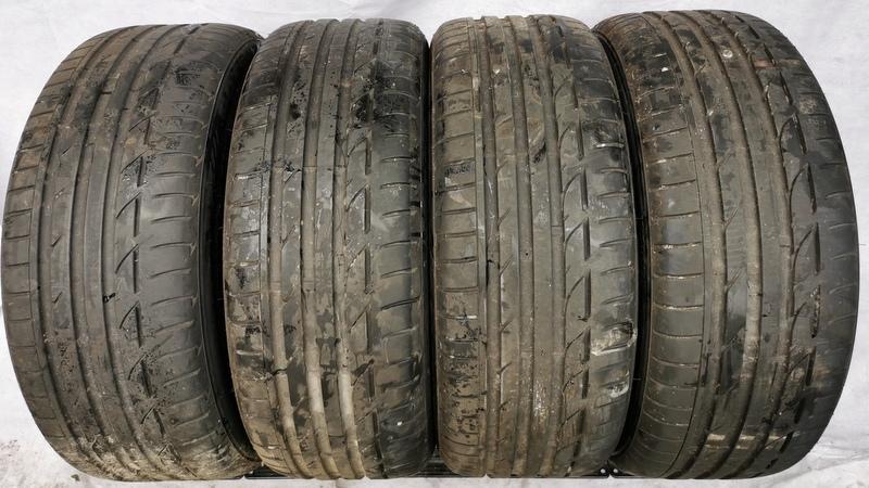 4 x 225/45R18 91W Sommerreifen Bridgestone Potenza S001 Runflat 2x 5,5mm und 2x 4,5-5mm 2015
