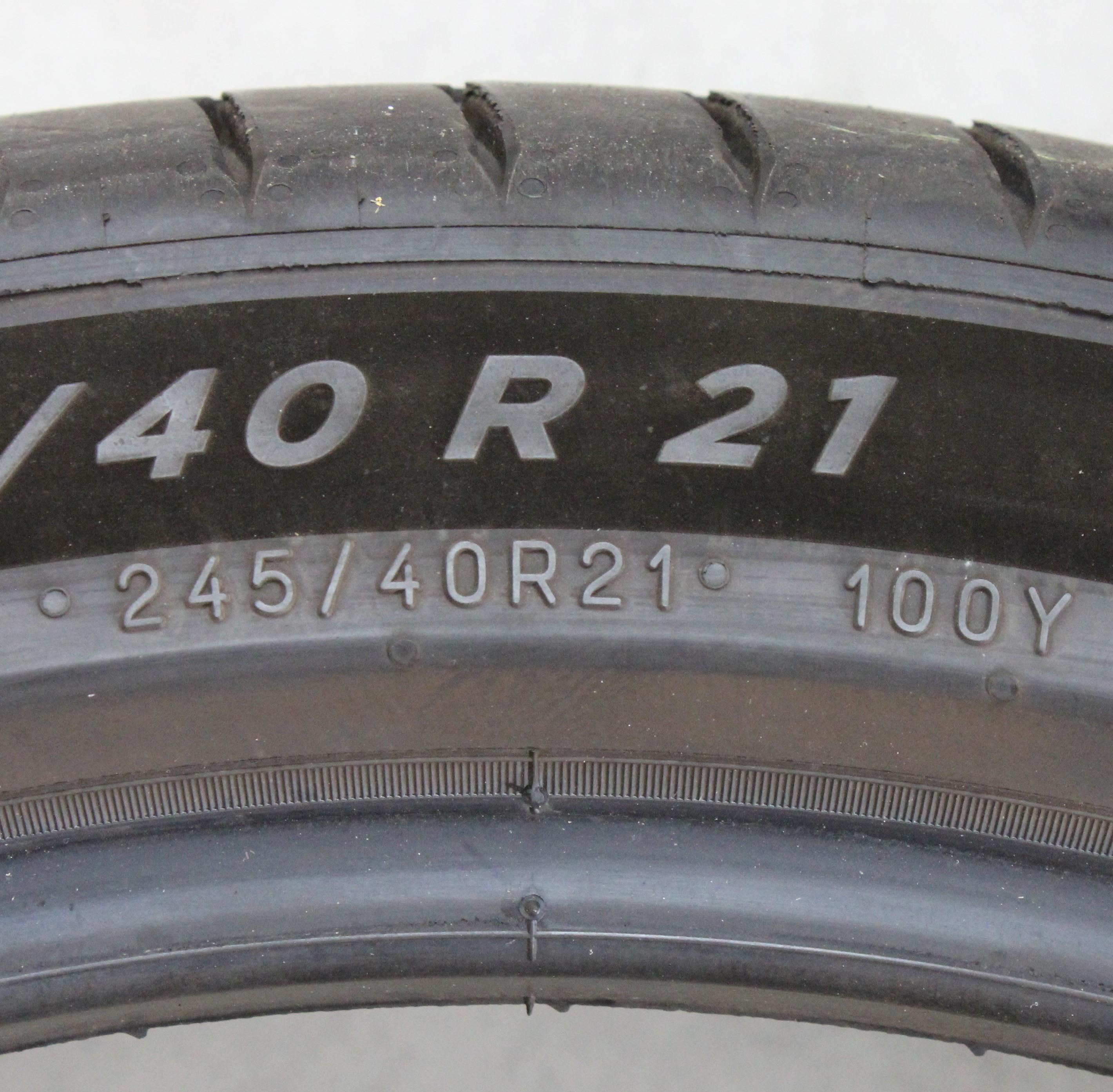 2 x 245/40R21 100Y Sommerreifen Michelin Pilot Sport EV AO 6-6,5mm 2024 Silent XL