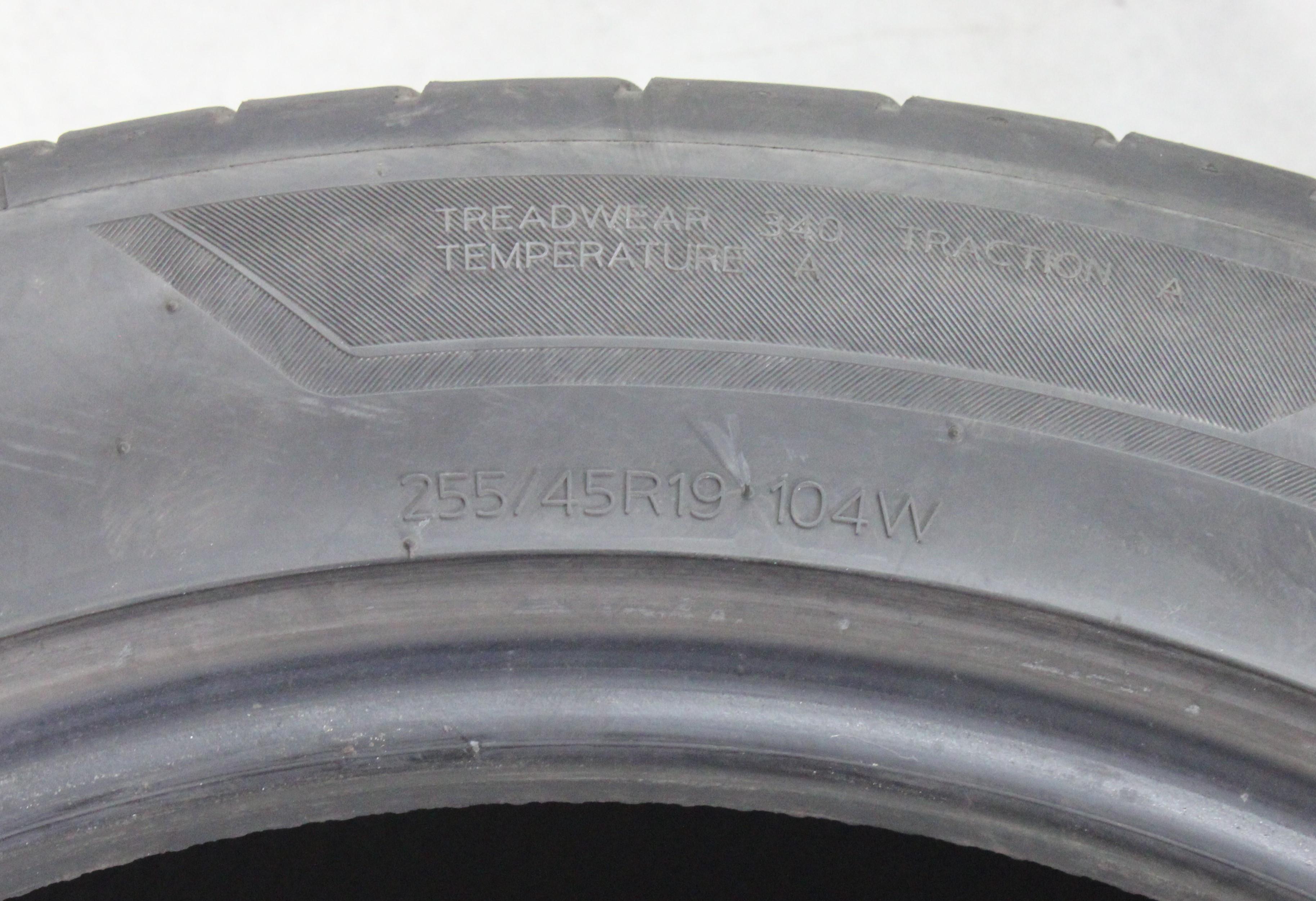 4 x 255/45R19 104W Sommerreifen Hankook Ventus S1 Evo 3 EV TO 4-4,5mm 2022 Silent