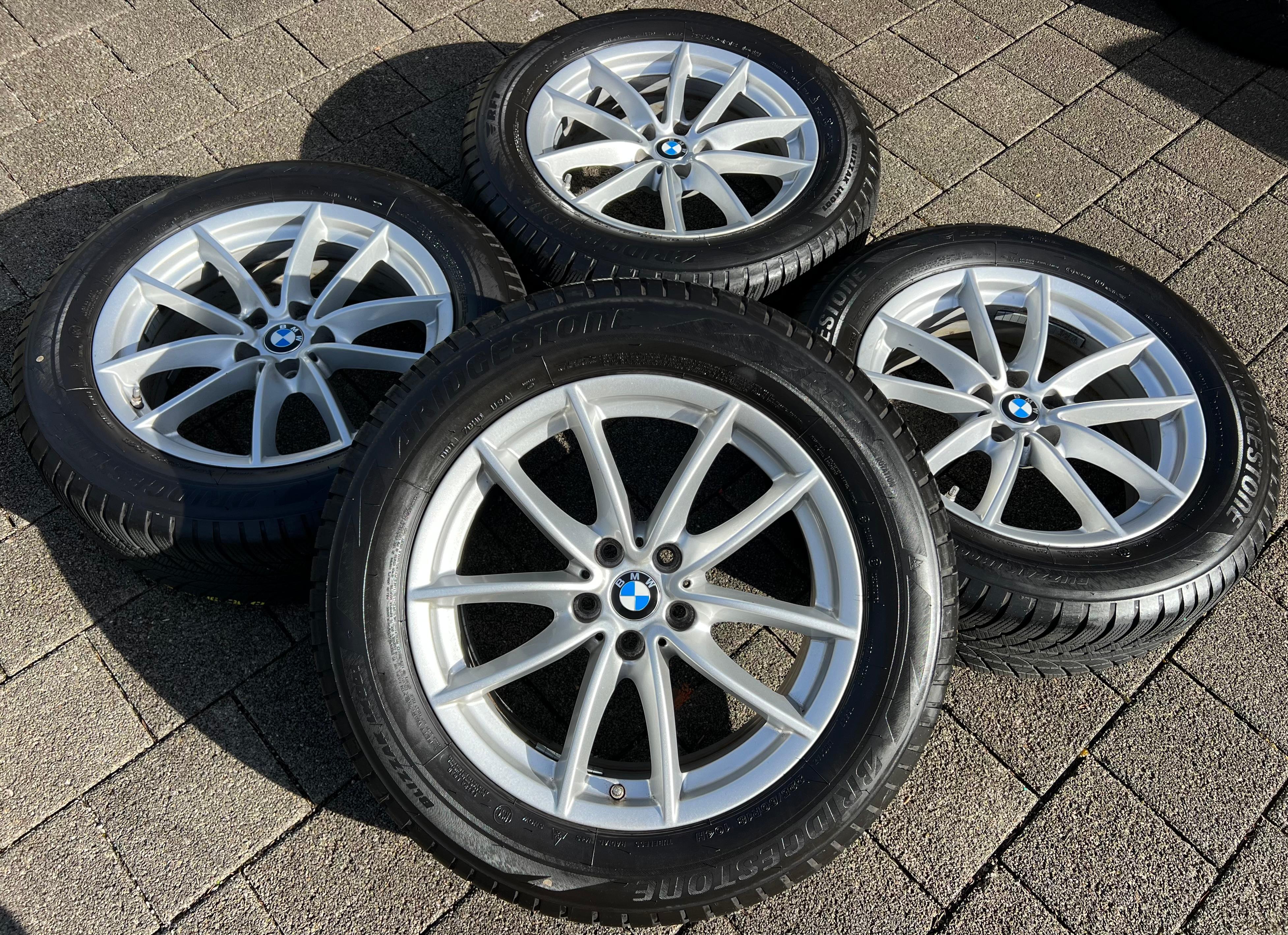 4 ROUES D'HIVER ORIGINALES 18" EN ALU BMW X3 G01 X4 G02 STYLING 618 225/60R18 104H 2023 RDKS GRATUIT