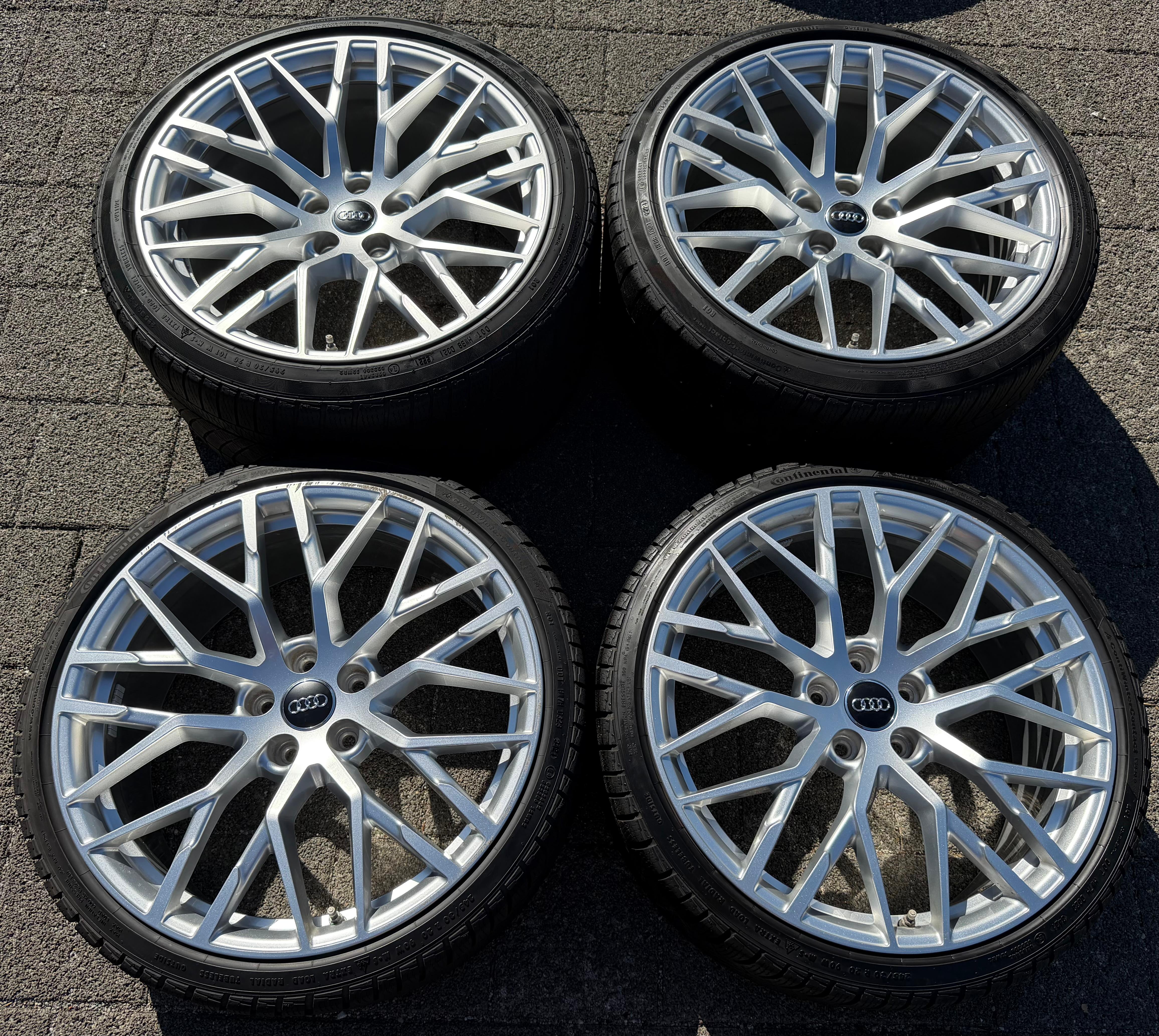 4 Original 20" Alu Winterräder Audi R8 V8 V10 4S 4S0601025G 4S0601025H Continental