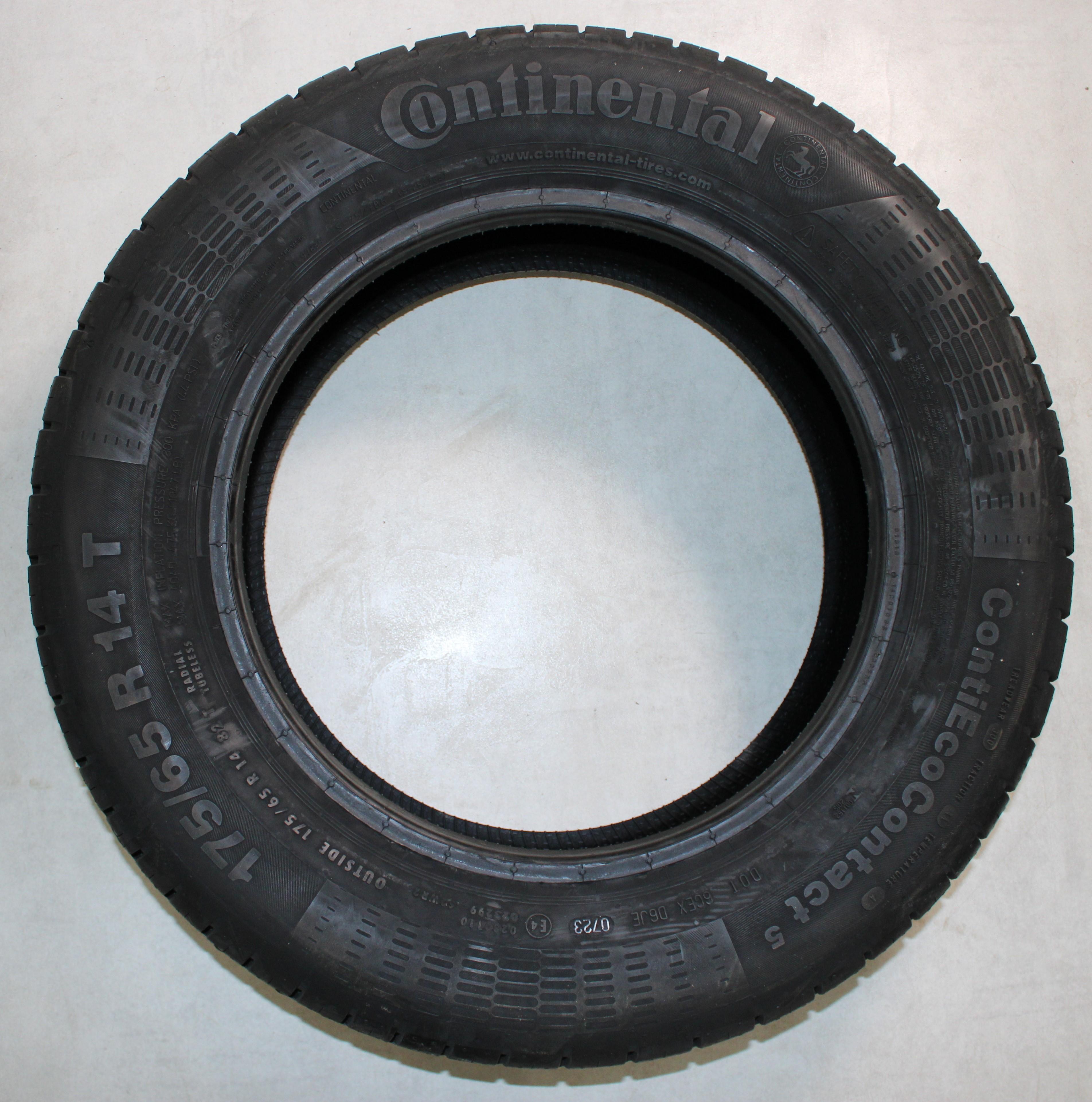 4 x 175/65R14 82T neumáticos de verano Continental Eco Contact 5 2023 NUEVO Entrega gratuita