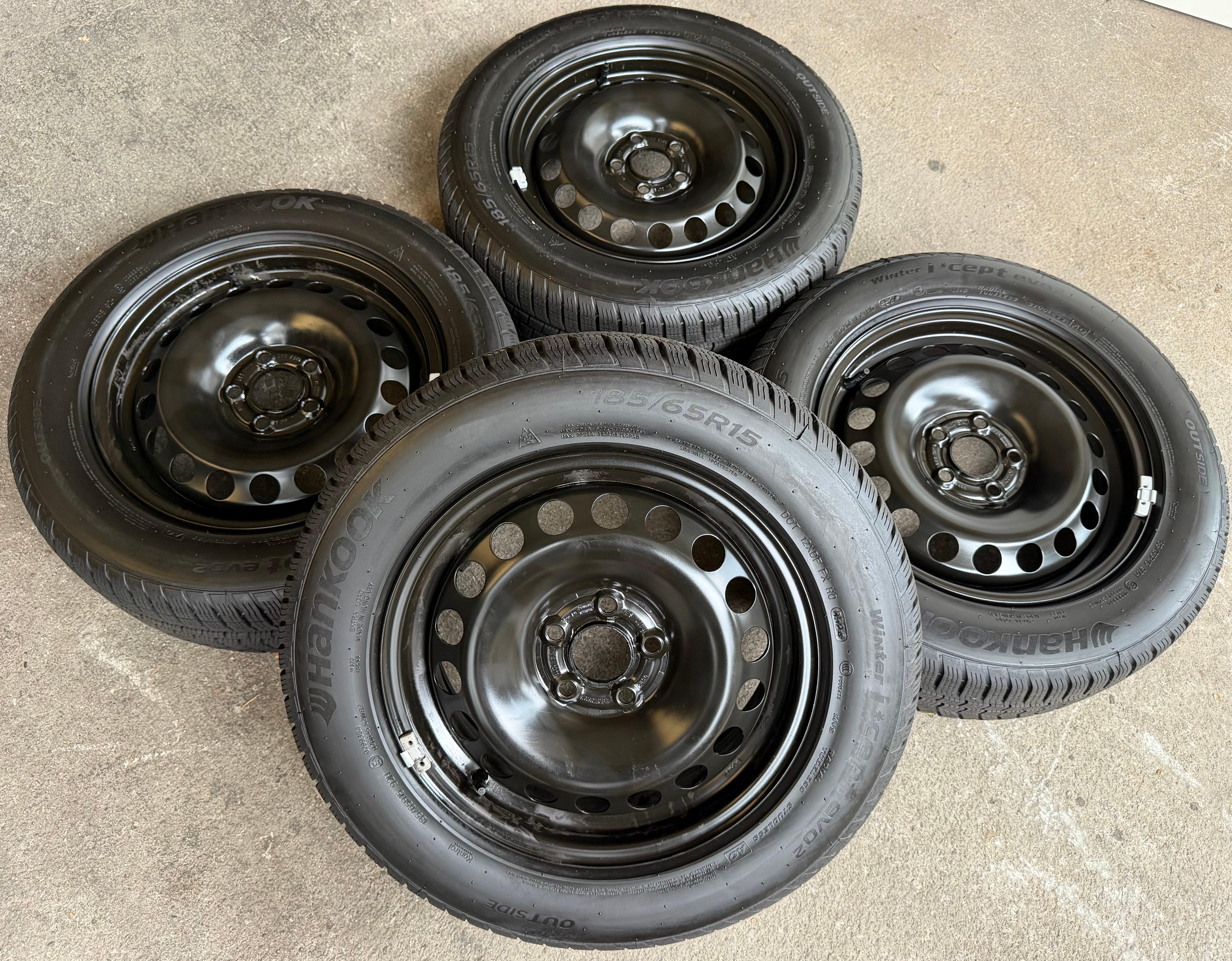 4 WINTERRÄDER AUDI A1 CITY CARVER GB SEAT IBIZA ARONA KJ VW POLO AW 2G 185/65R15 92T