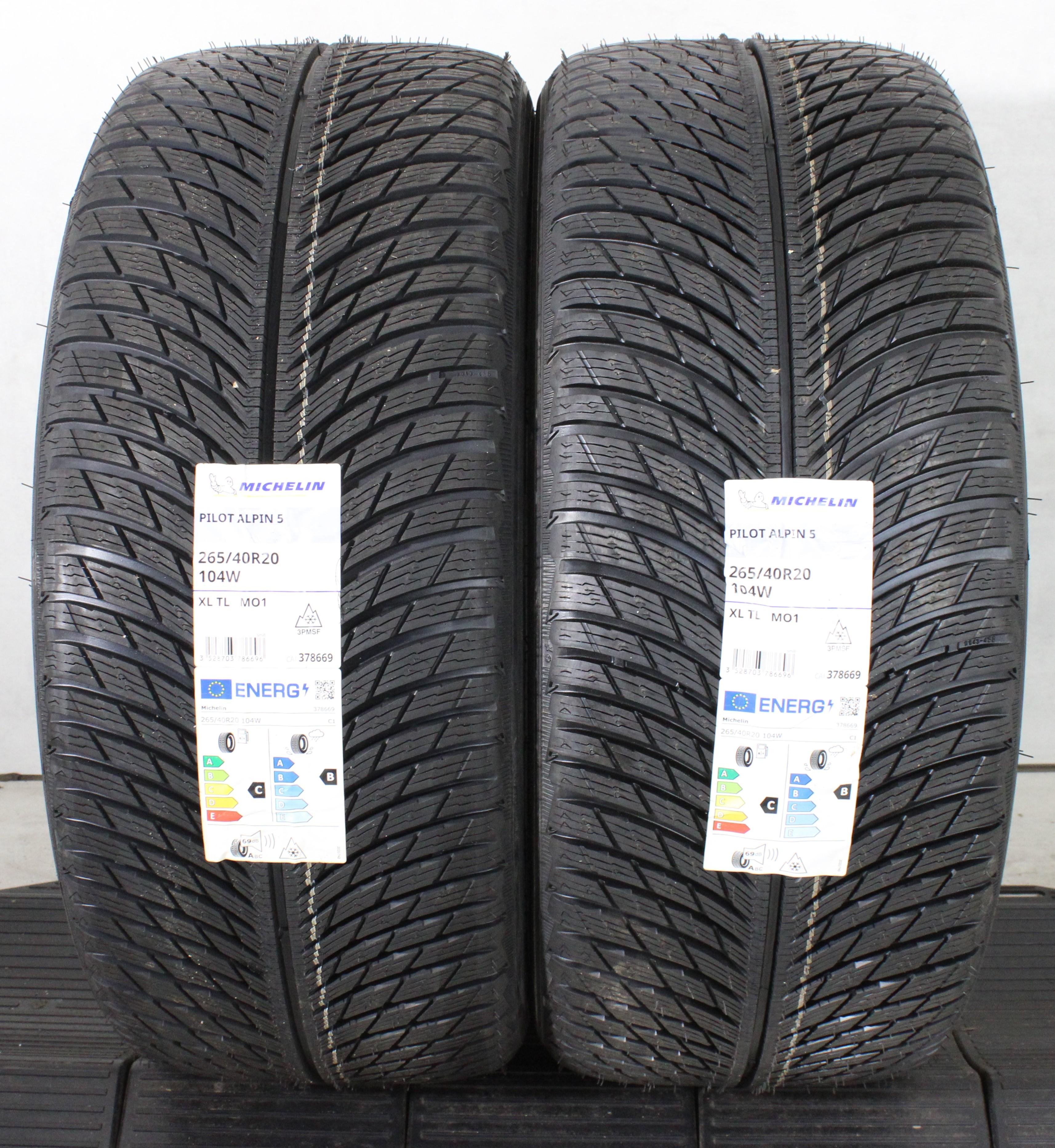 2 x 265/40R20 104W Winterreifen Michelin Pilot Alpin 5 MO1 2021 XL