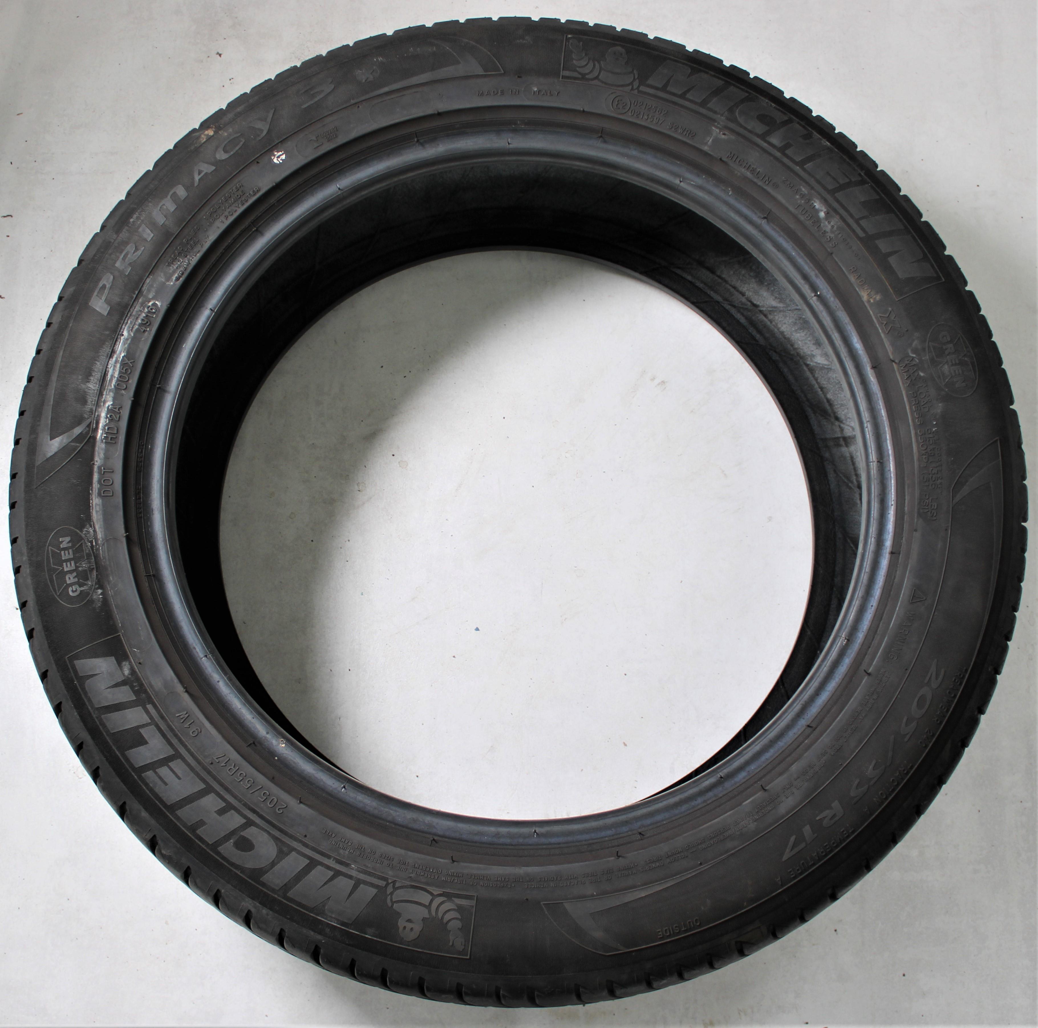 2 x 205/55R17 91W Sommerreifen Michelin Primacy 3 5,5-6mm 2016 *
