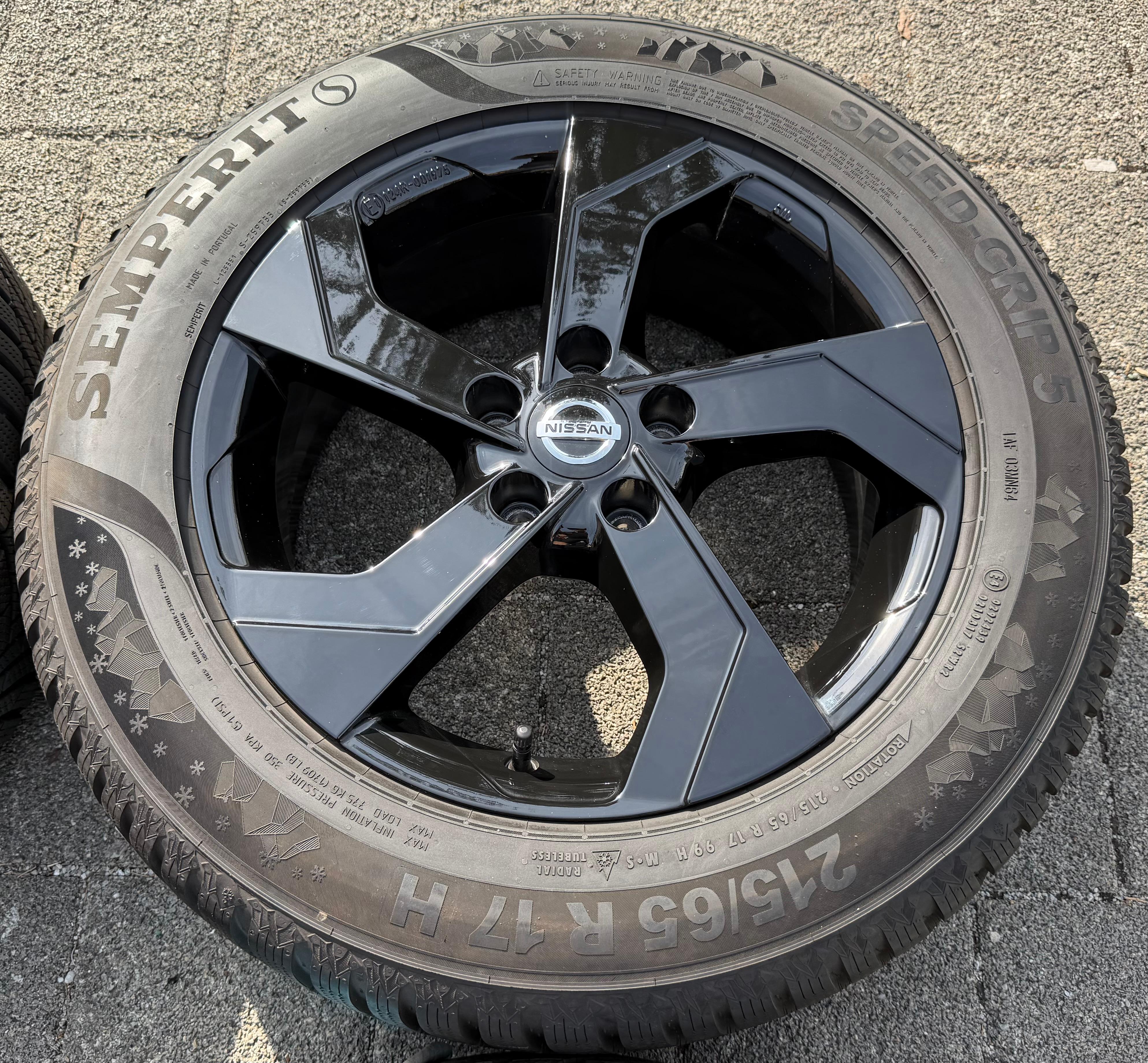 4 Original 17" Alu Winterräder Nissan Qashqai III J12 215/65R17 99H RDKS 8MM