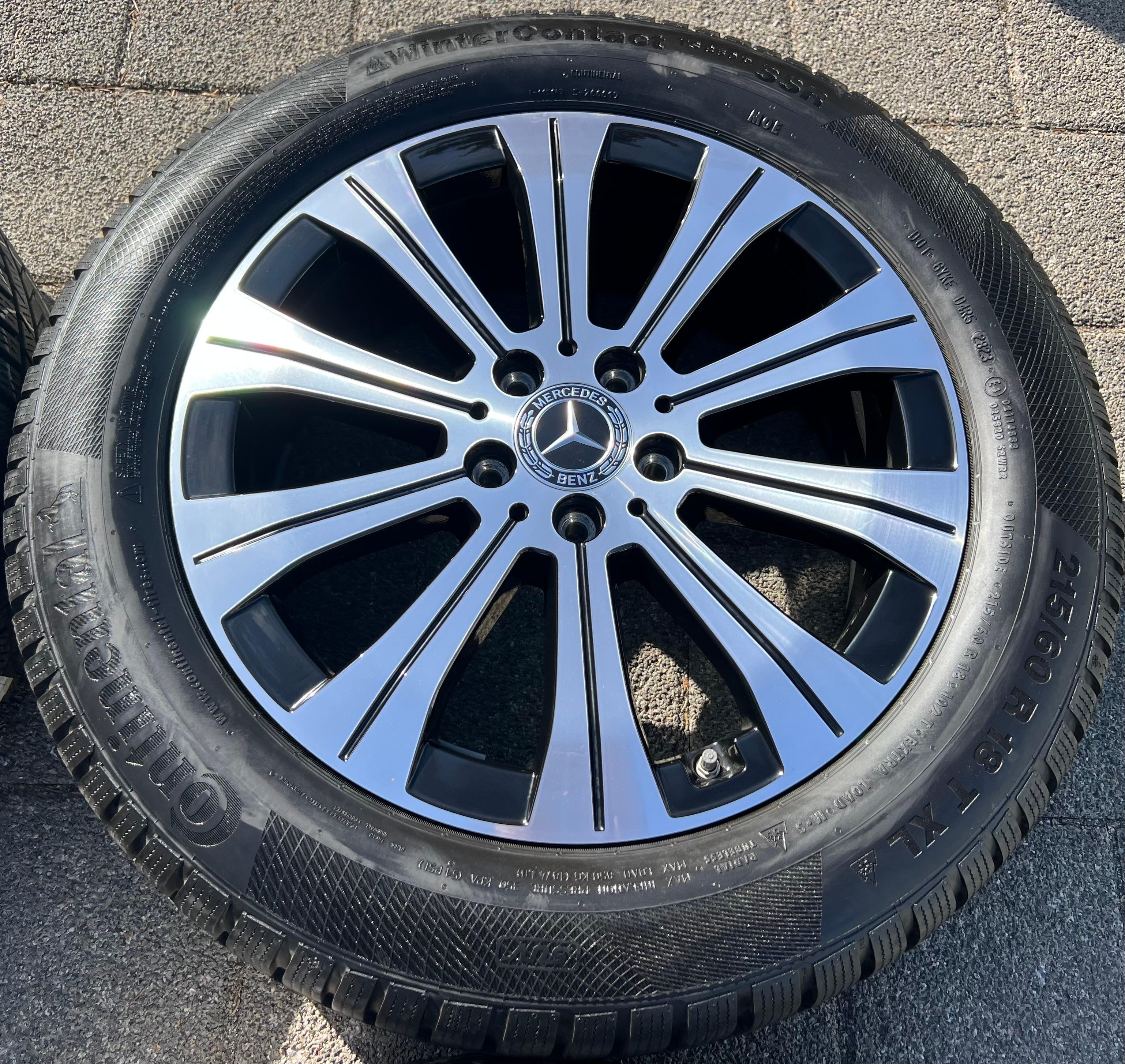 4 ORIGINAL 18" ALU WINTERRÄDER MERCEDES EQA EQB H243 X243 A2434010000 2023