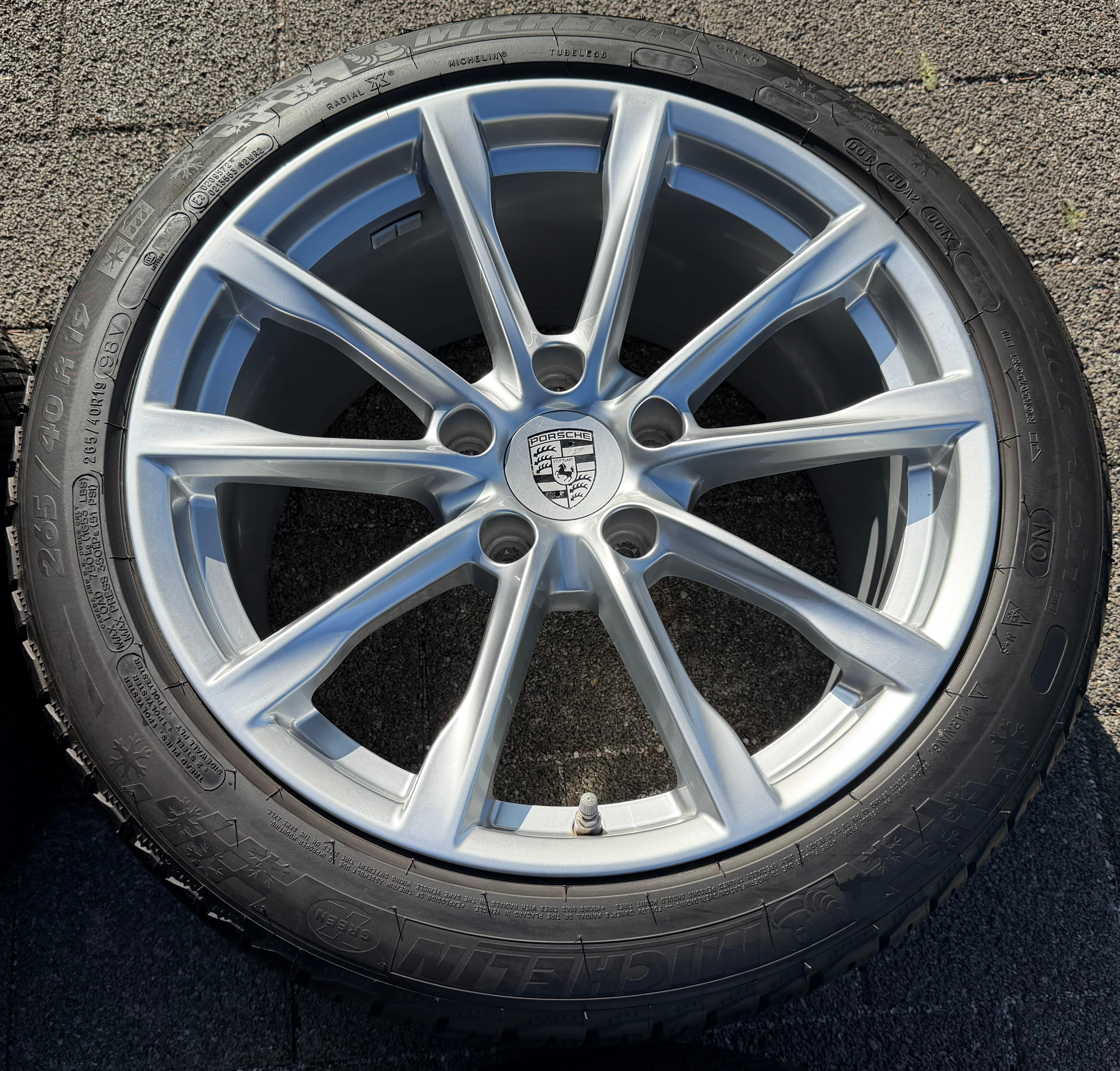 4 originele 19" lichtmetalen winterwielen Porsche Cayman Boxster 718 982 982601025 RDKS 2022