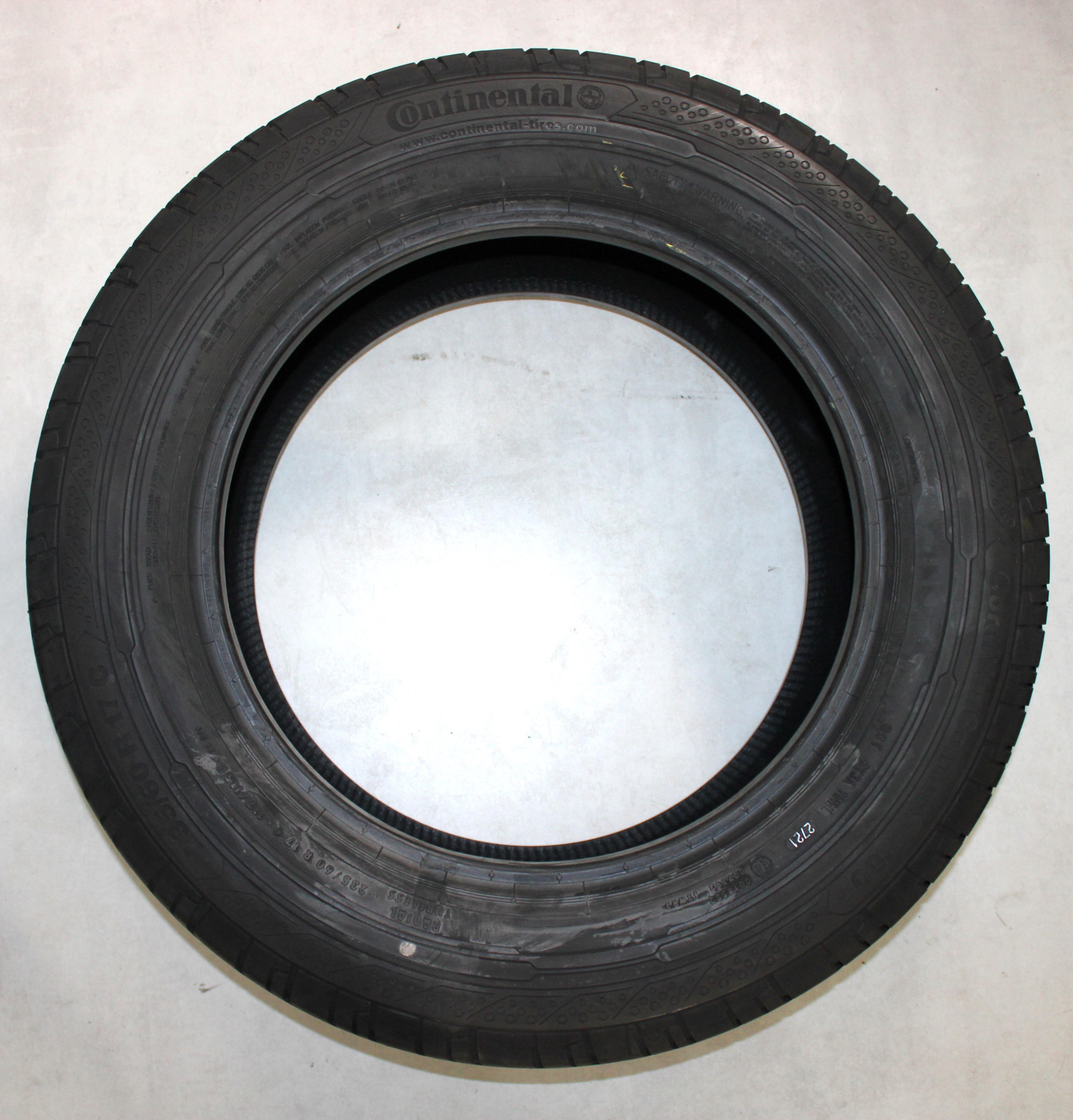 4 x 235/60R17C 117/115R neumáticos de verano Continental Van Contact 200 NUEVO 2021