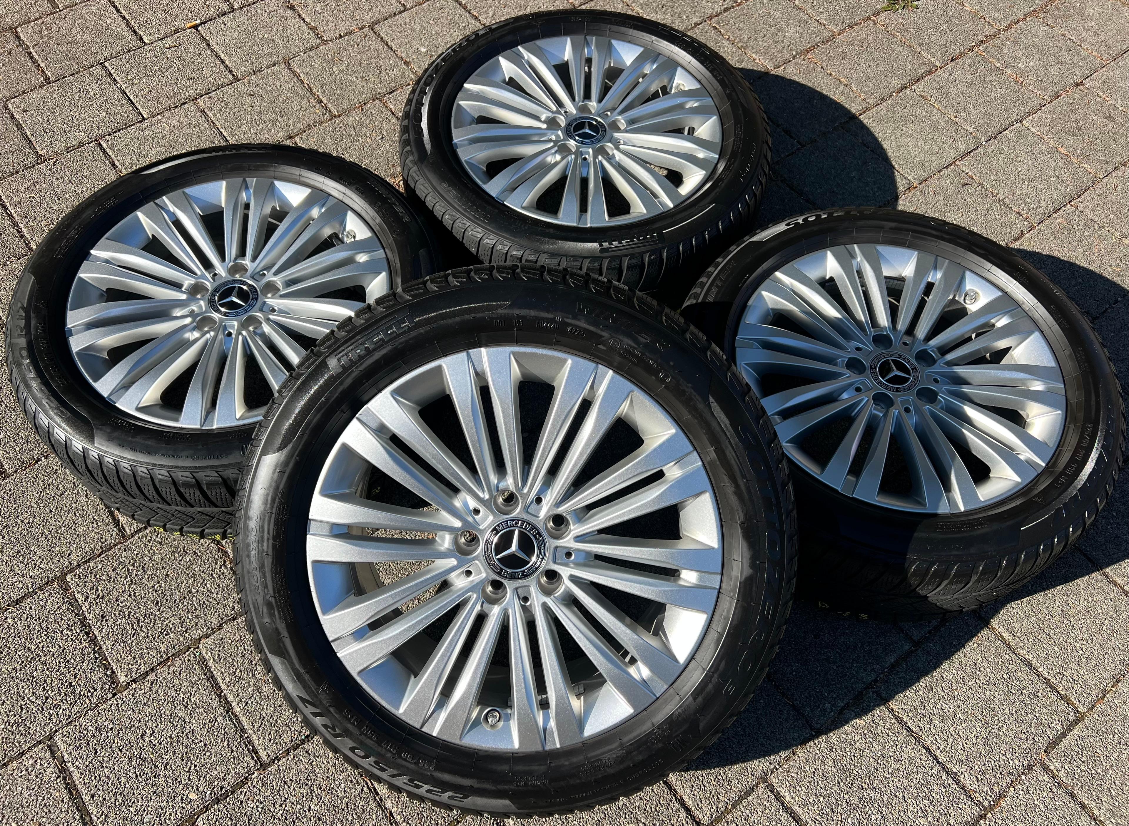 4 ORIGINAL 17" ALUFELGEN FELGEN MERCEDES C-KLASSE W206 W206K A2064014400 RDKS