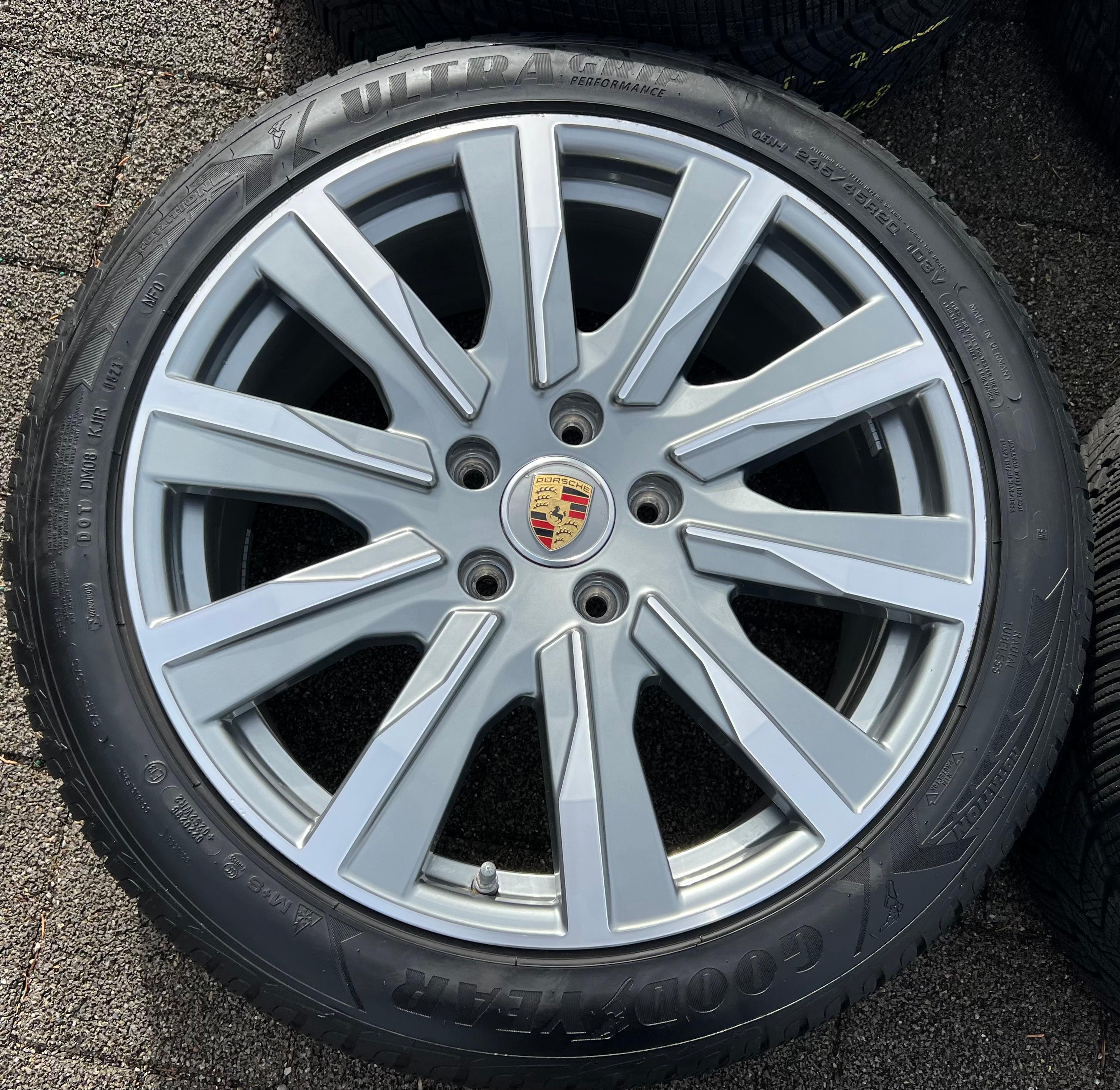 4 ORIGINAL 20" ALU WINTERRÄDER PORSCHE TAYCAN TEQUIPMENT RDKS FREIHAUS